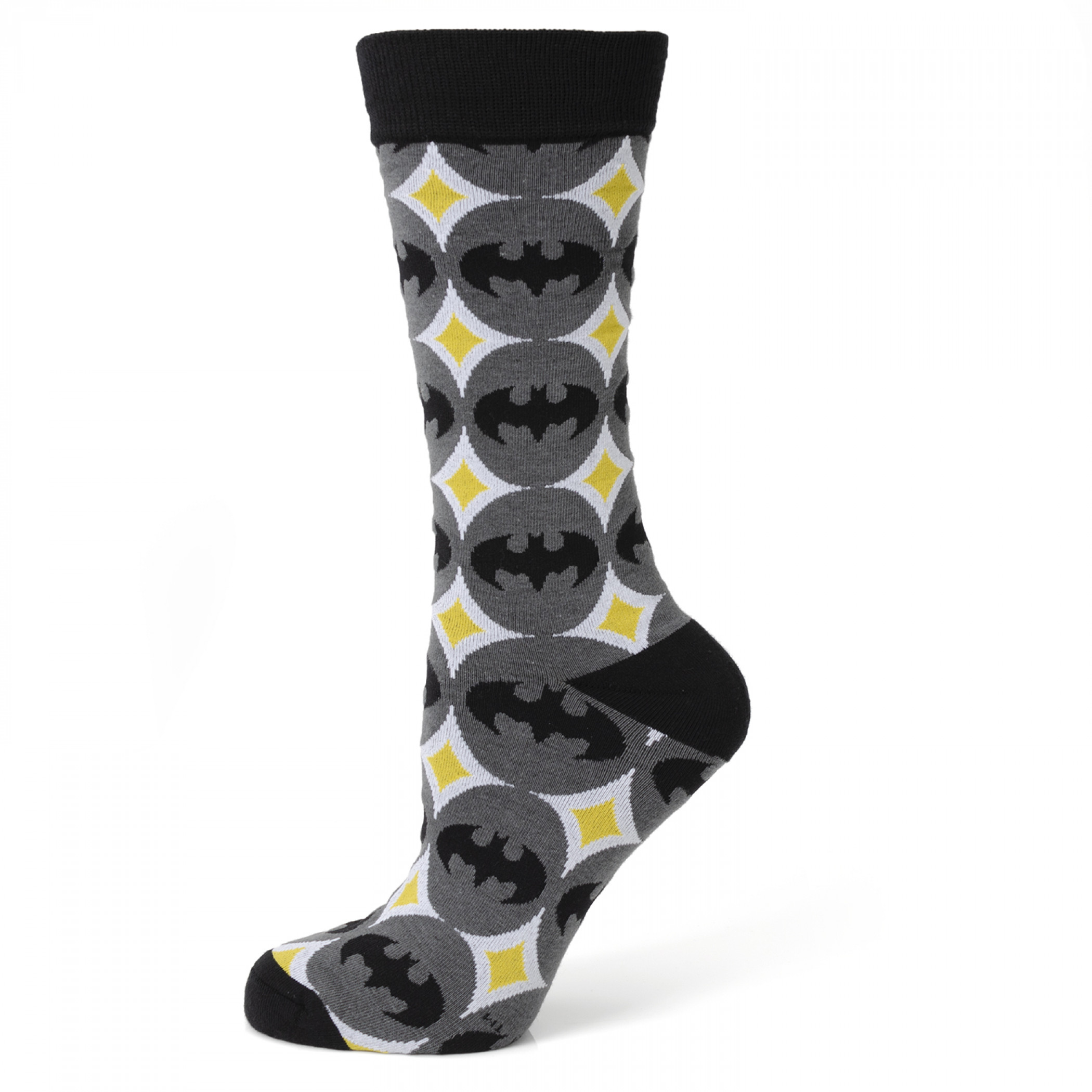 Batman Circle Logo Pattern Dress Socks, Multi-Color