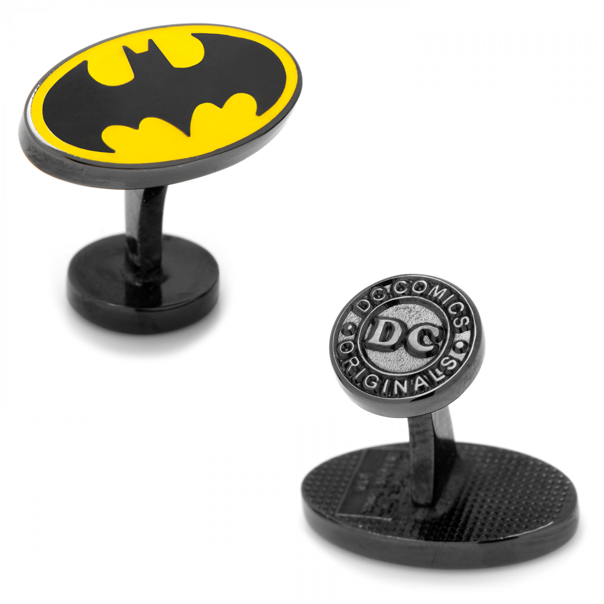 Batman Retro Logo Cufflinks, Yellow