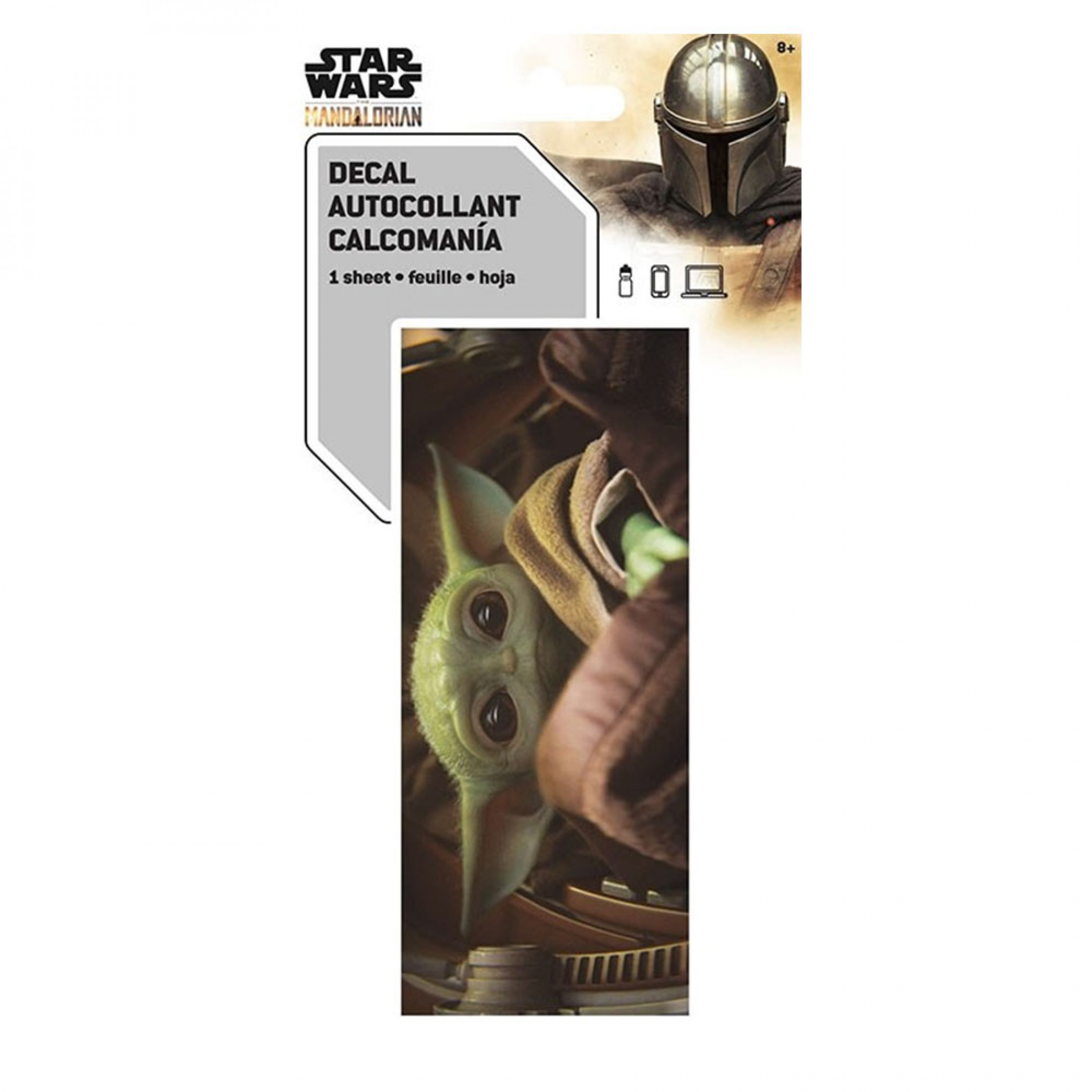 Star Wars The Mandalorian 'The Child' Eyes Decal, Black