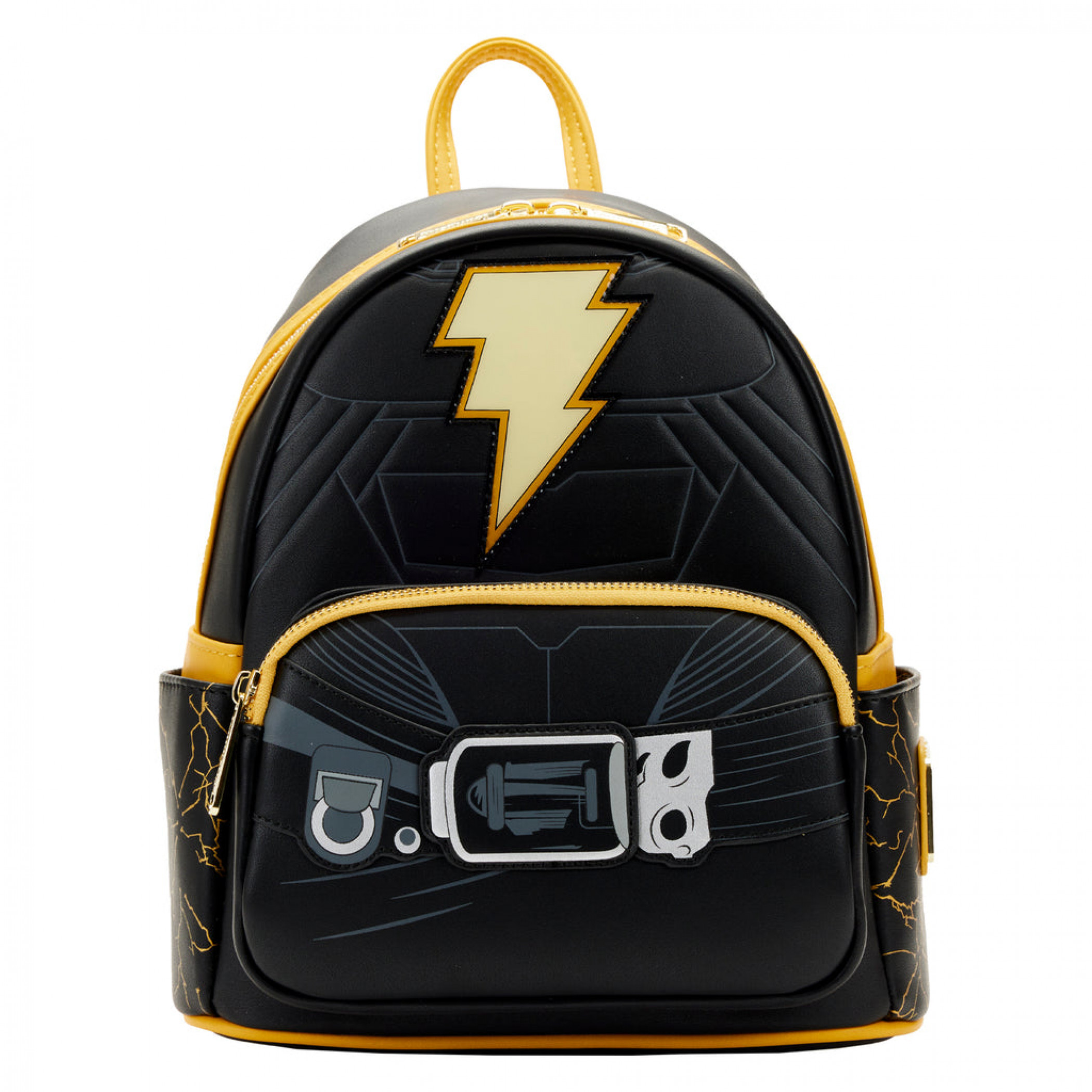 DC Comics Black Adam Light Up Cosplay Mini Backpack by Loungefly, White