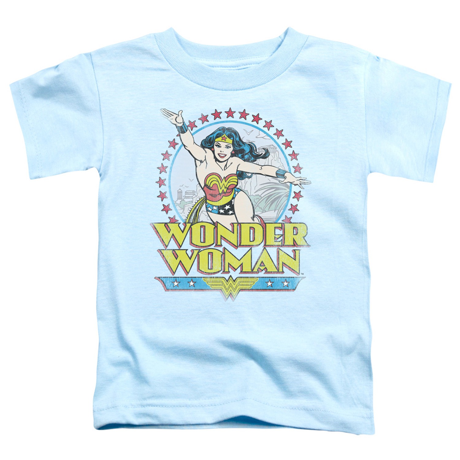 Wonder Woman Star Of Paradise Toddlers T-Shirt, Blue
