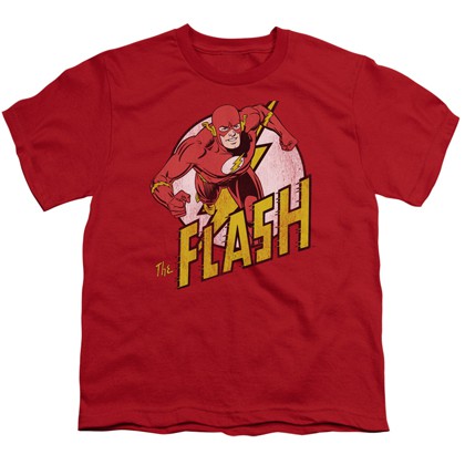 The Flash Sprinting Red Youth Tshirt, Red