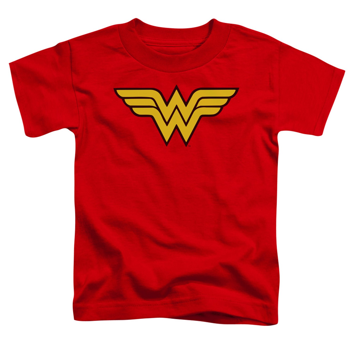 Wonder Woman Logo Toddlers Tshirt, Red