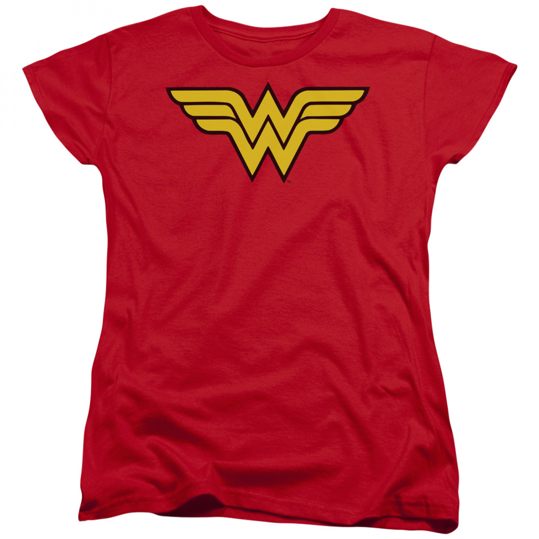 Wonder Woman Classic Logo Red Women's T-Shirt, Red