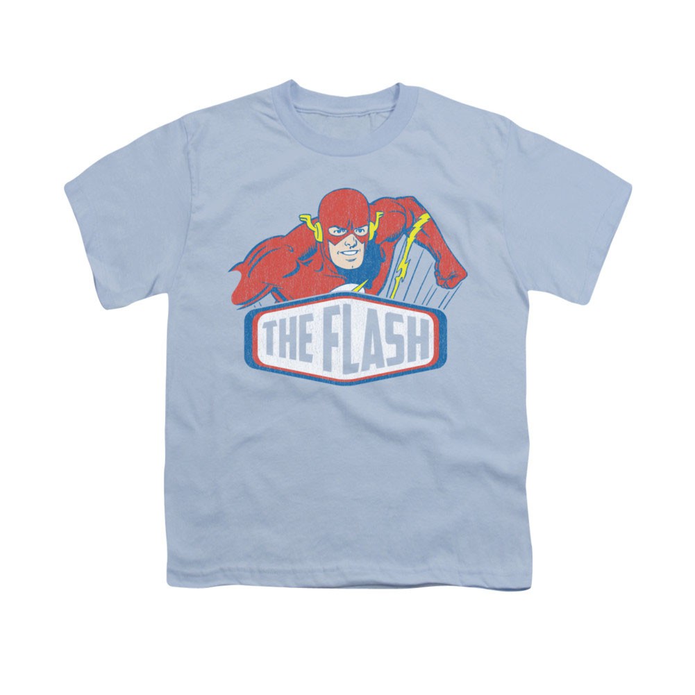 The Flash Sign Blue Youth Unisex T-Shirt, Blue