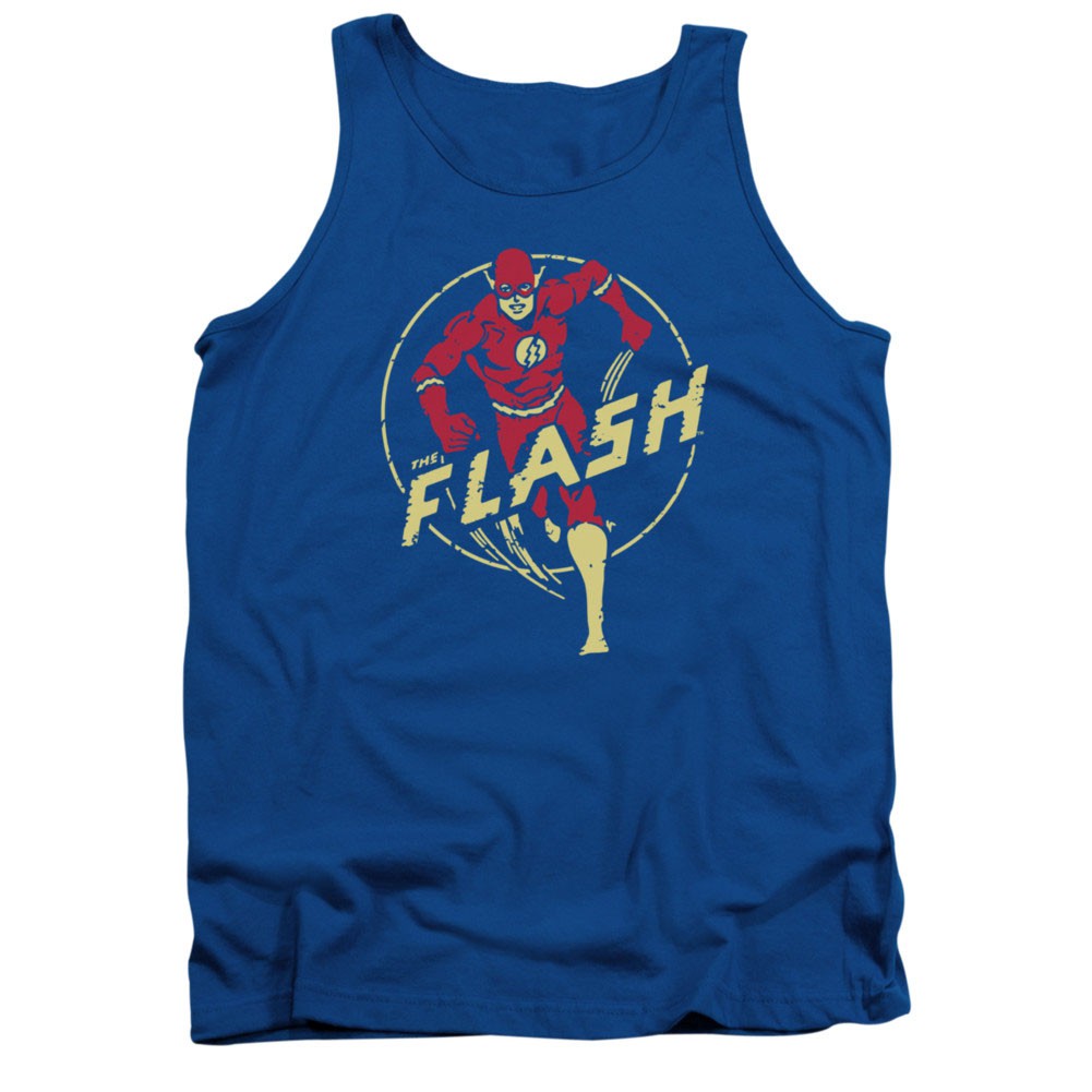 The Flash Comics Blue Tank Top, Blue