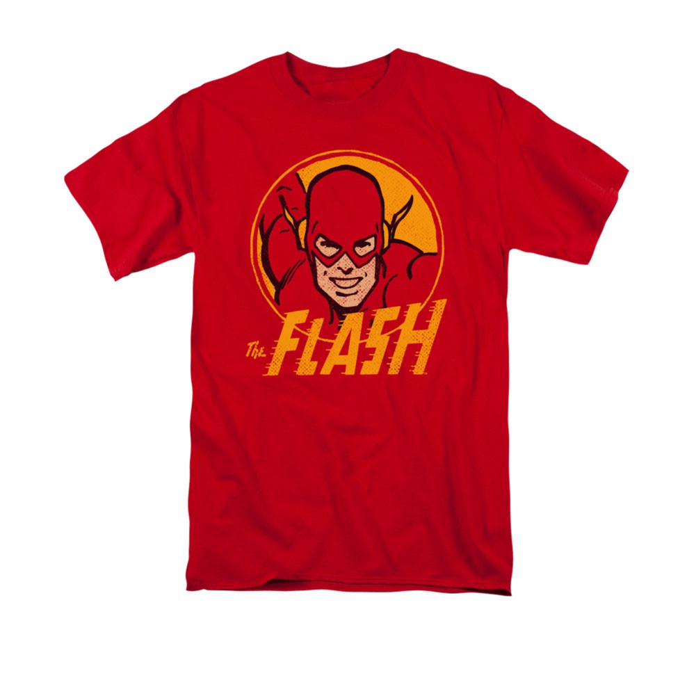 The Flash Retro Circle Red T-Shirt, Red