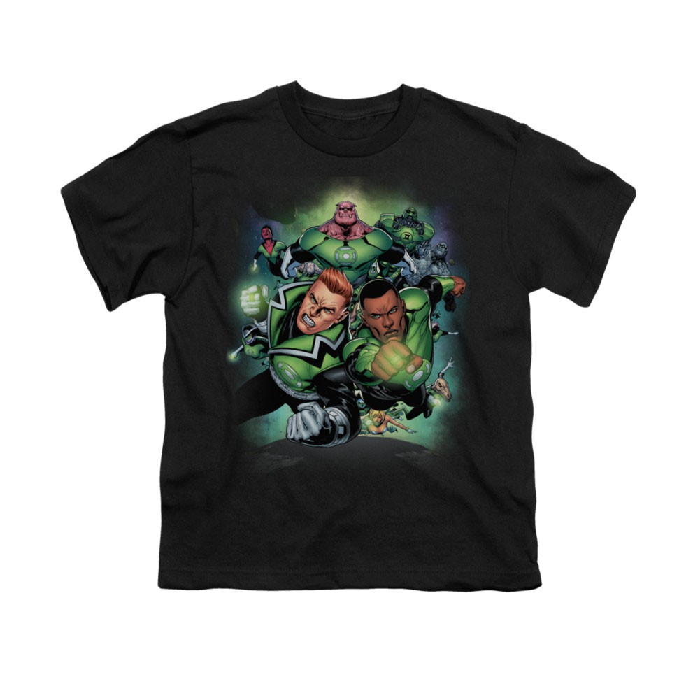 Green Lantern Corps #1 Black Youth Unisex T-Shirt, Black