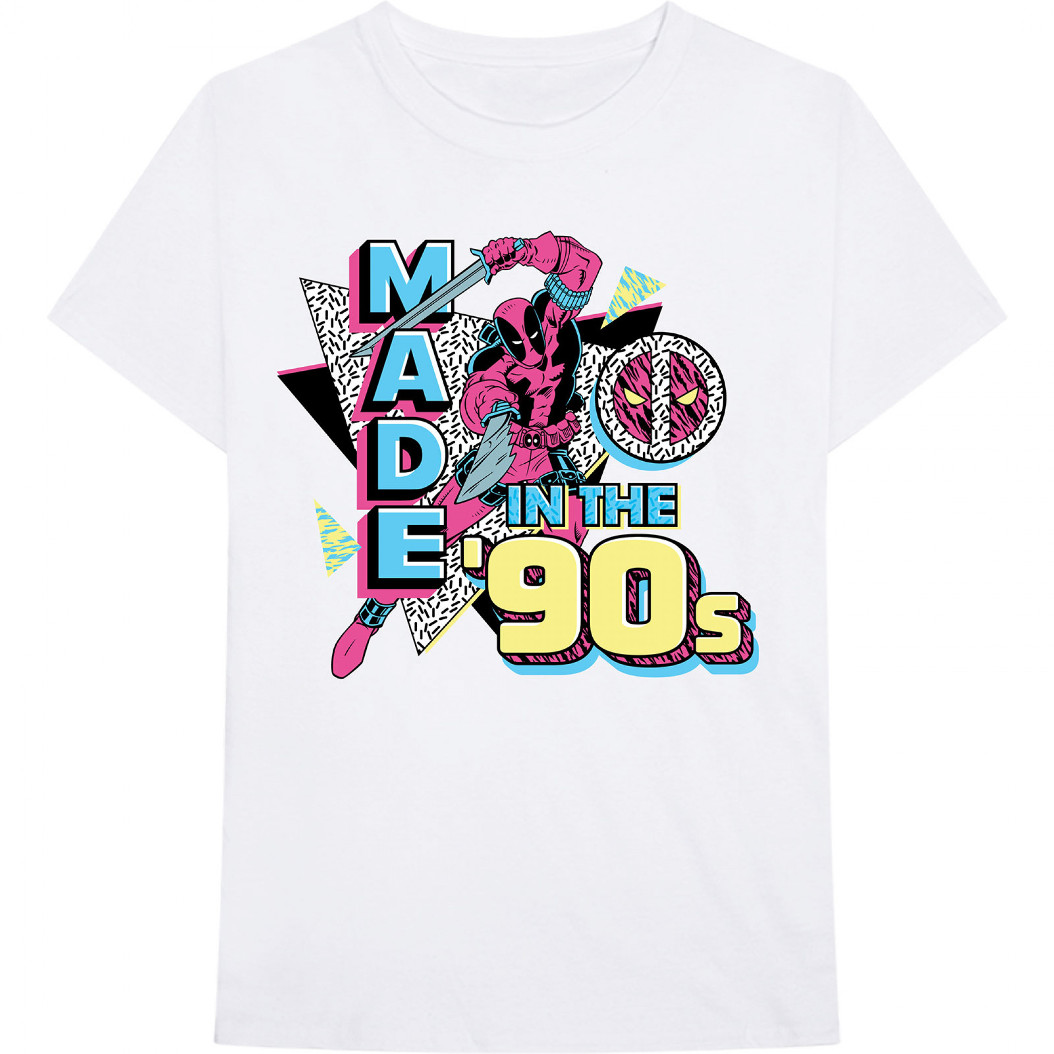 Deadpool Made In The 90's T-Shirt, White