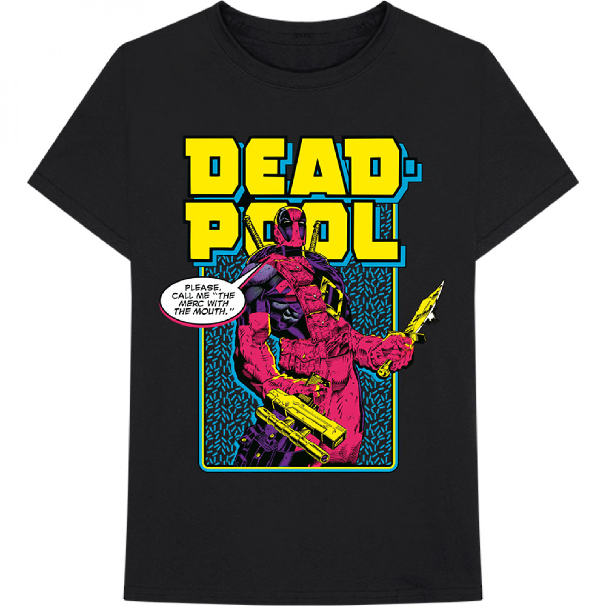 Deadpool The Merc with The Mouth T-Shirt, Black