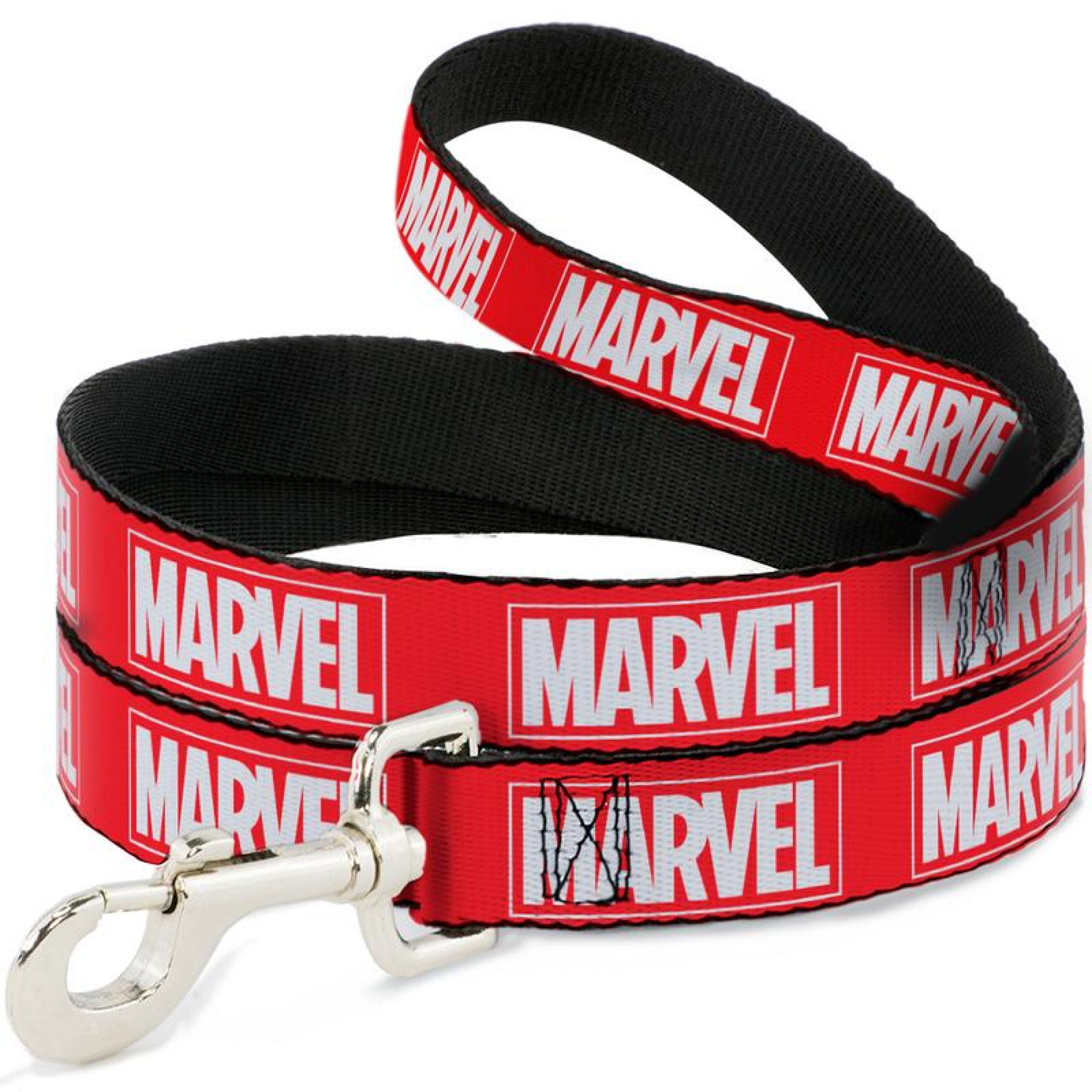 Marvel Brand Logo Dog Leash, Red