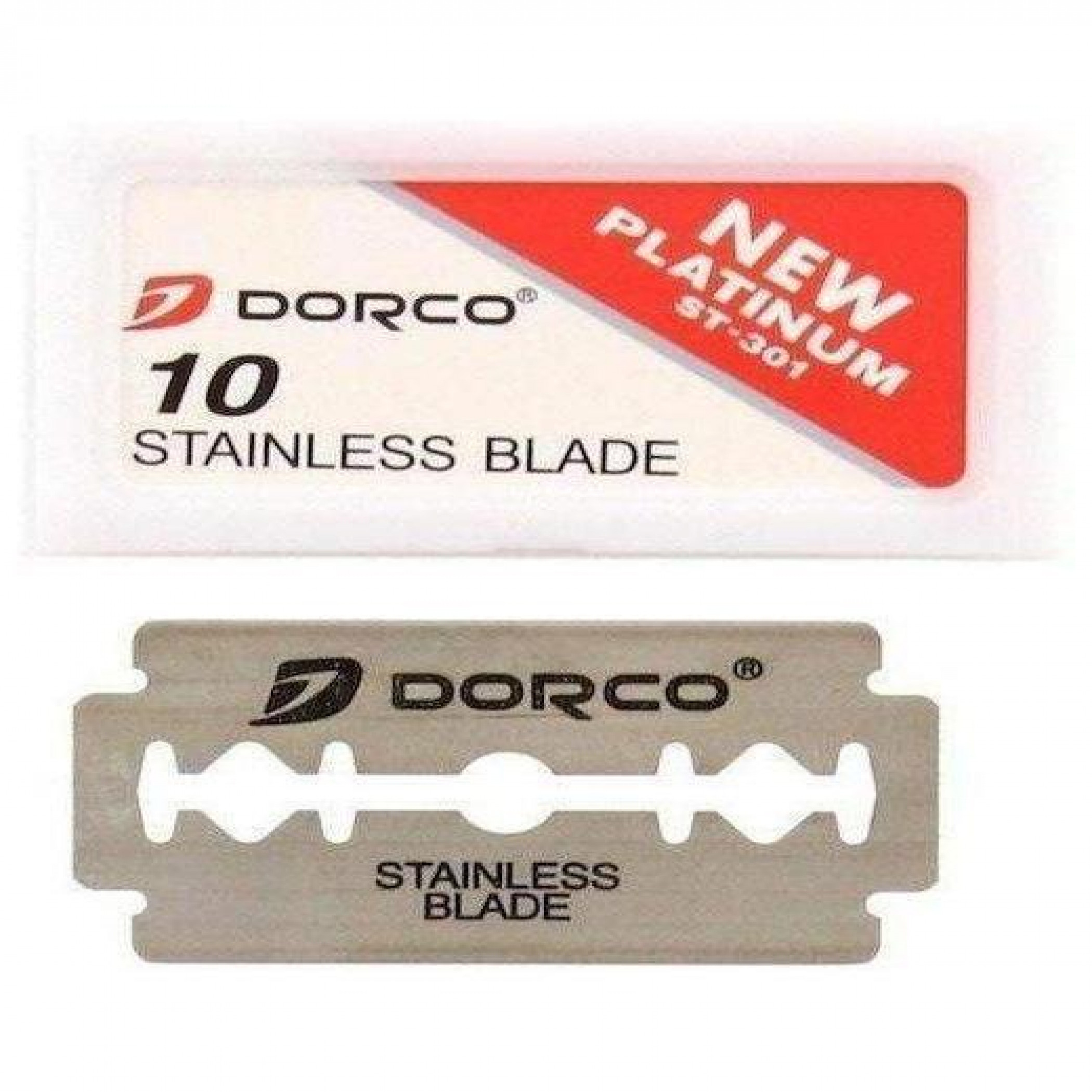 DORCO ST-301 Double Edge Razor Blades (red)