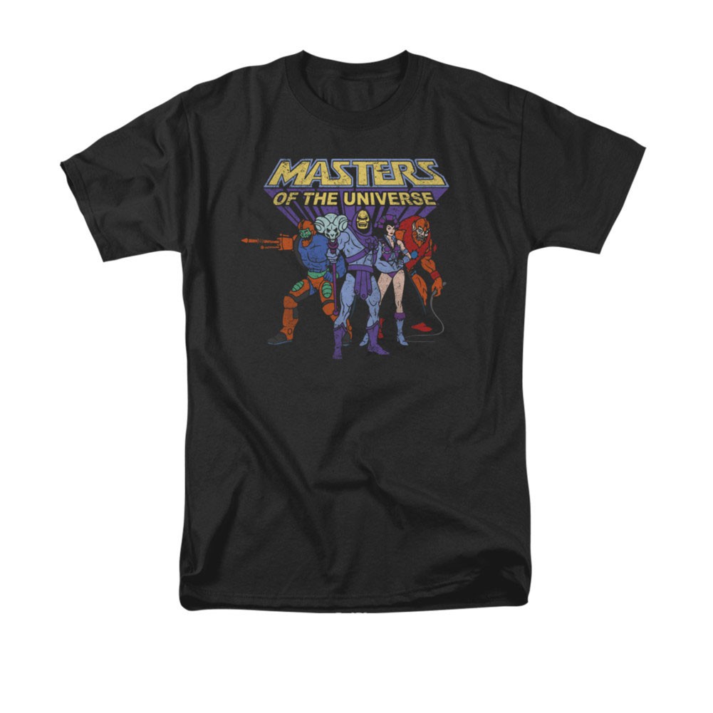 He-Man Masters Of The Universe Villains Black Tee Shirt, Black