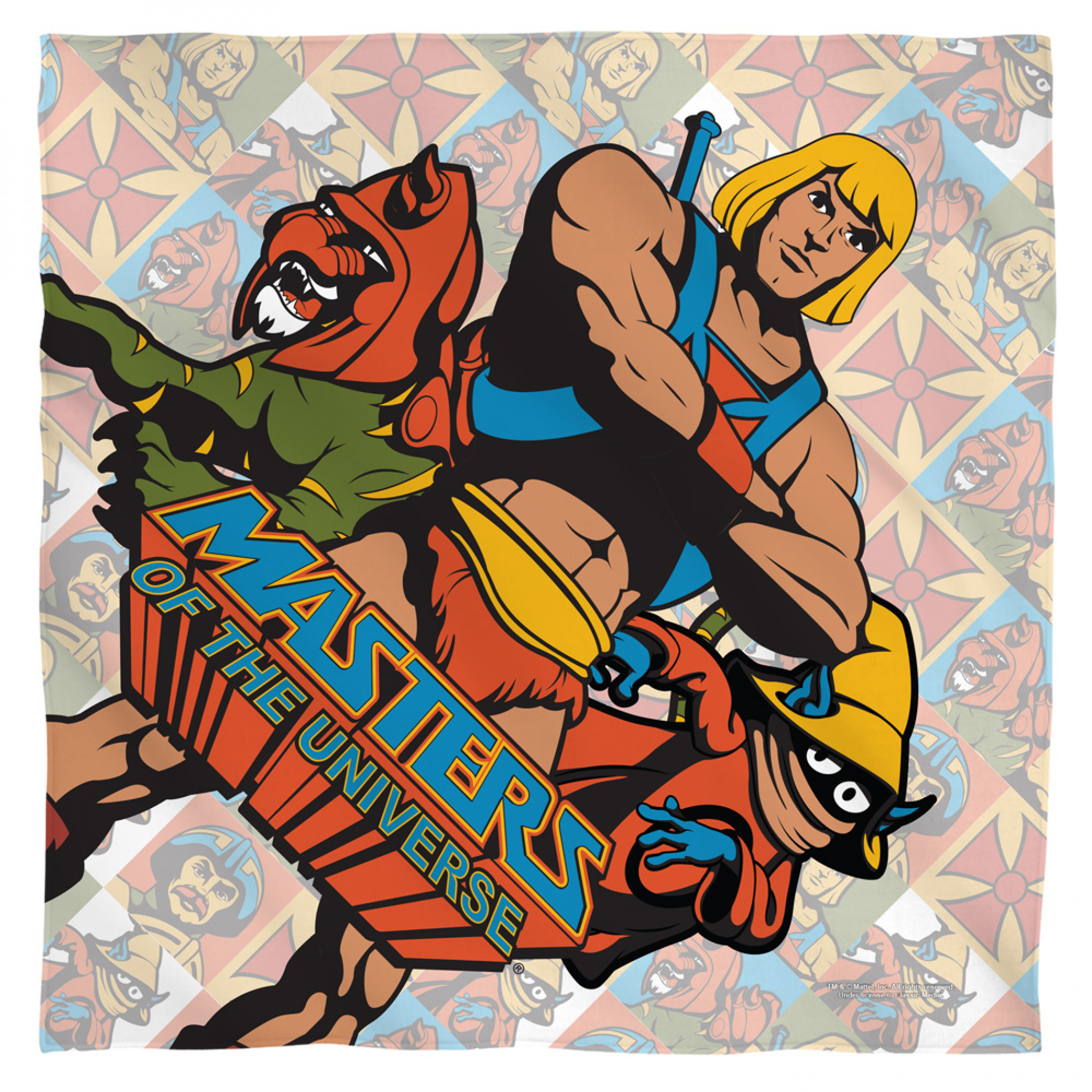 Masters of the Universe He-Man Bandana, White