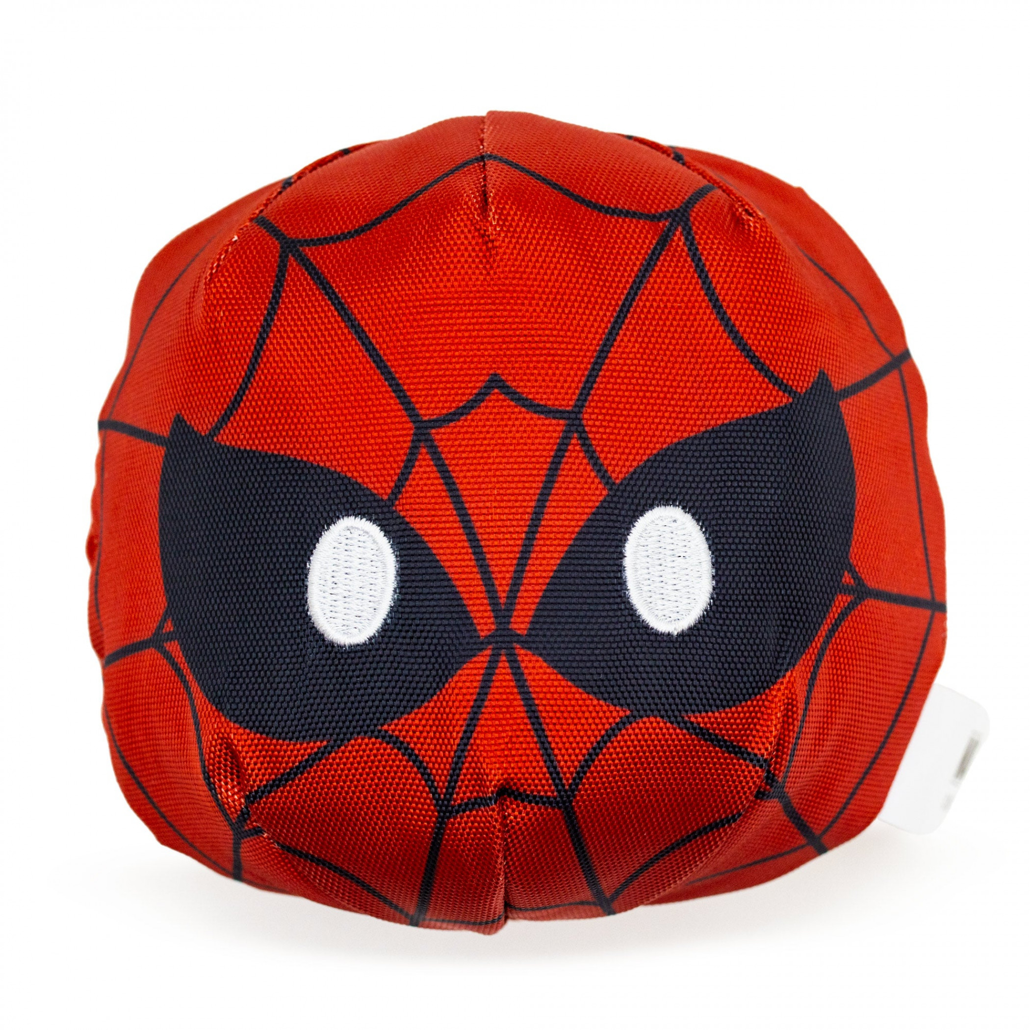 Spider-Man Mask Plush Squeaky Dog Toy, Red