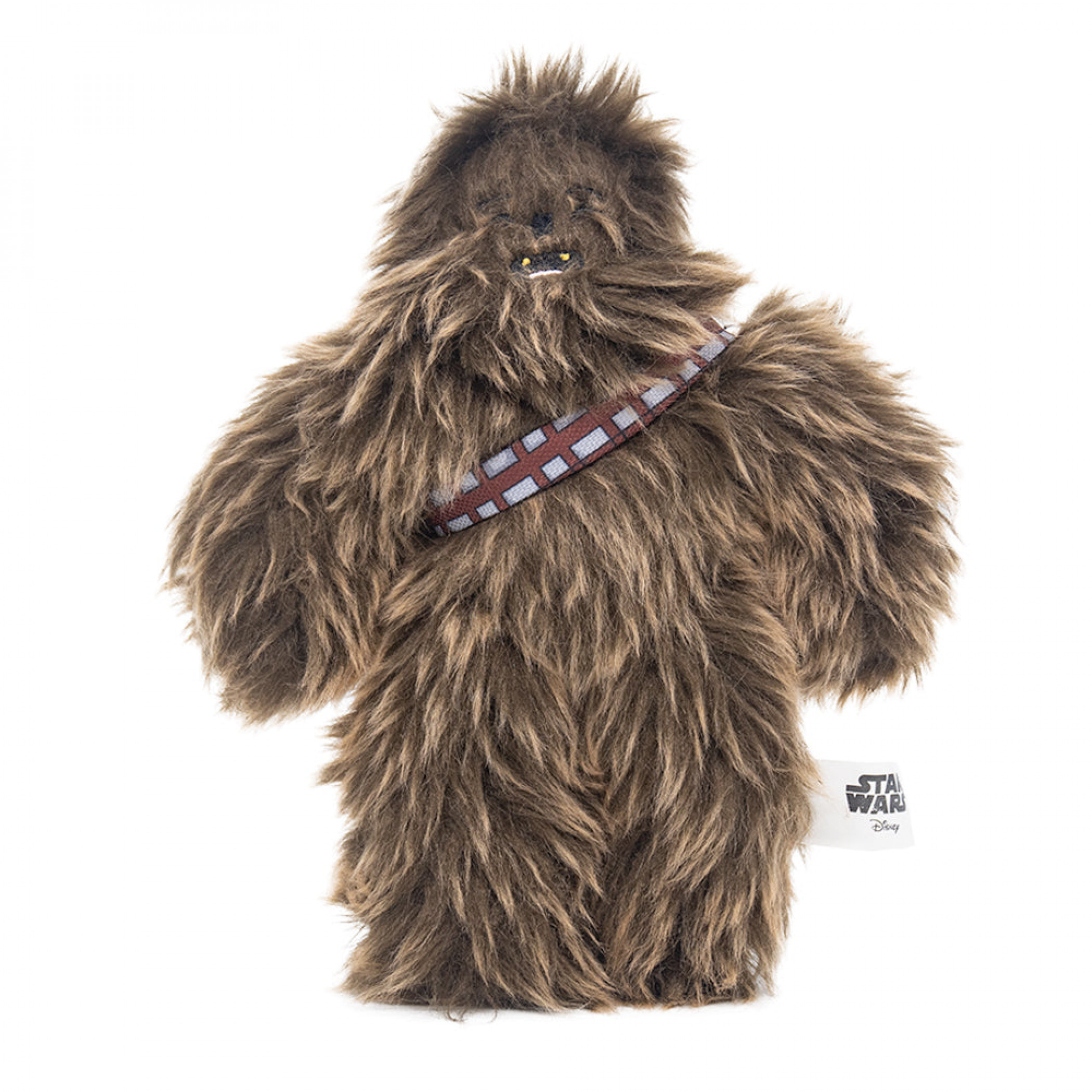 Star Wars Chewbacca Squeaker Plush Dog Toy, Brown