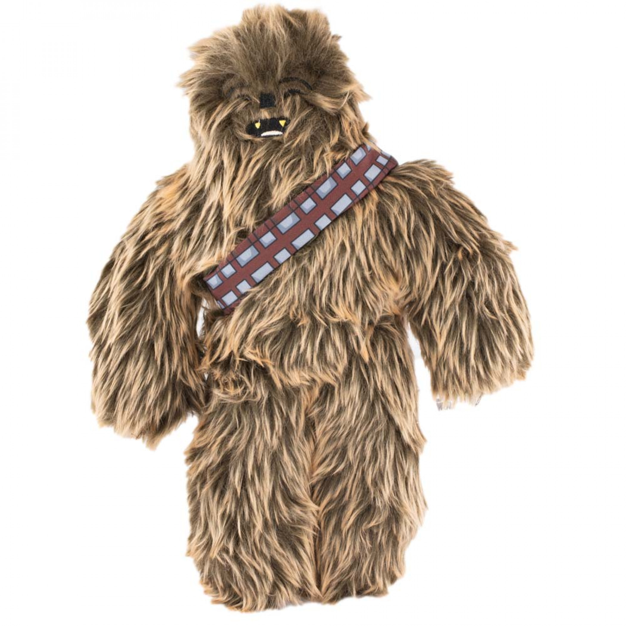 Star Wars Chewbacca Squeaker Plush Large Dog Toy, Brown