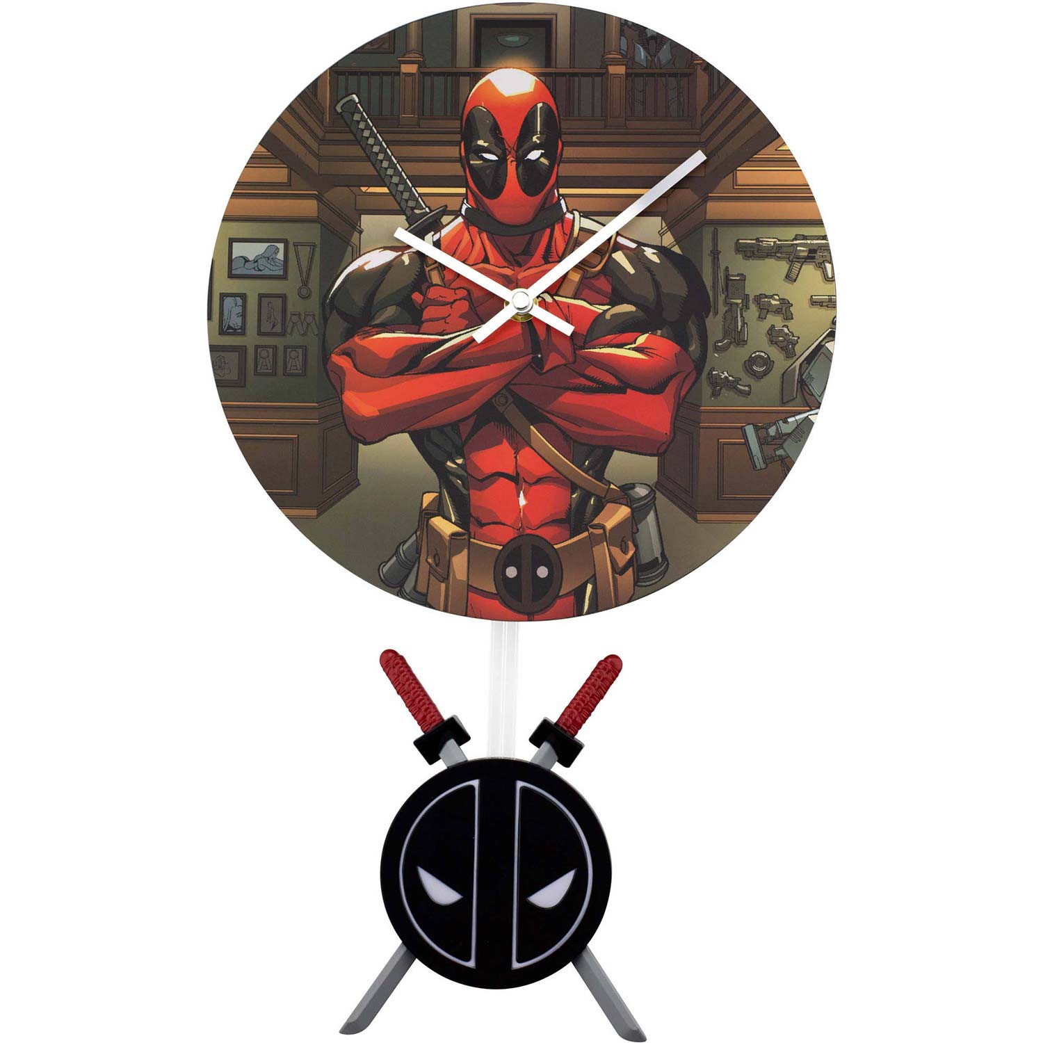 Deadpool Wall Clock, Red