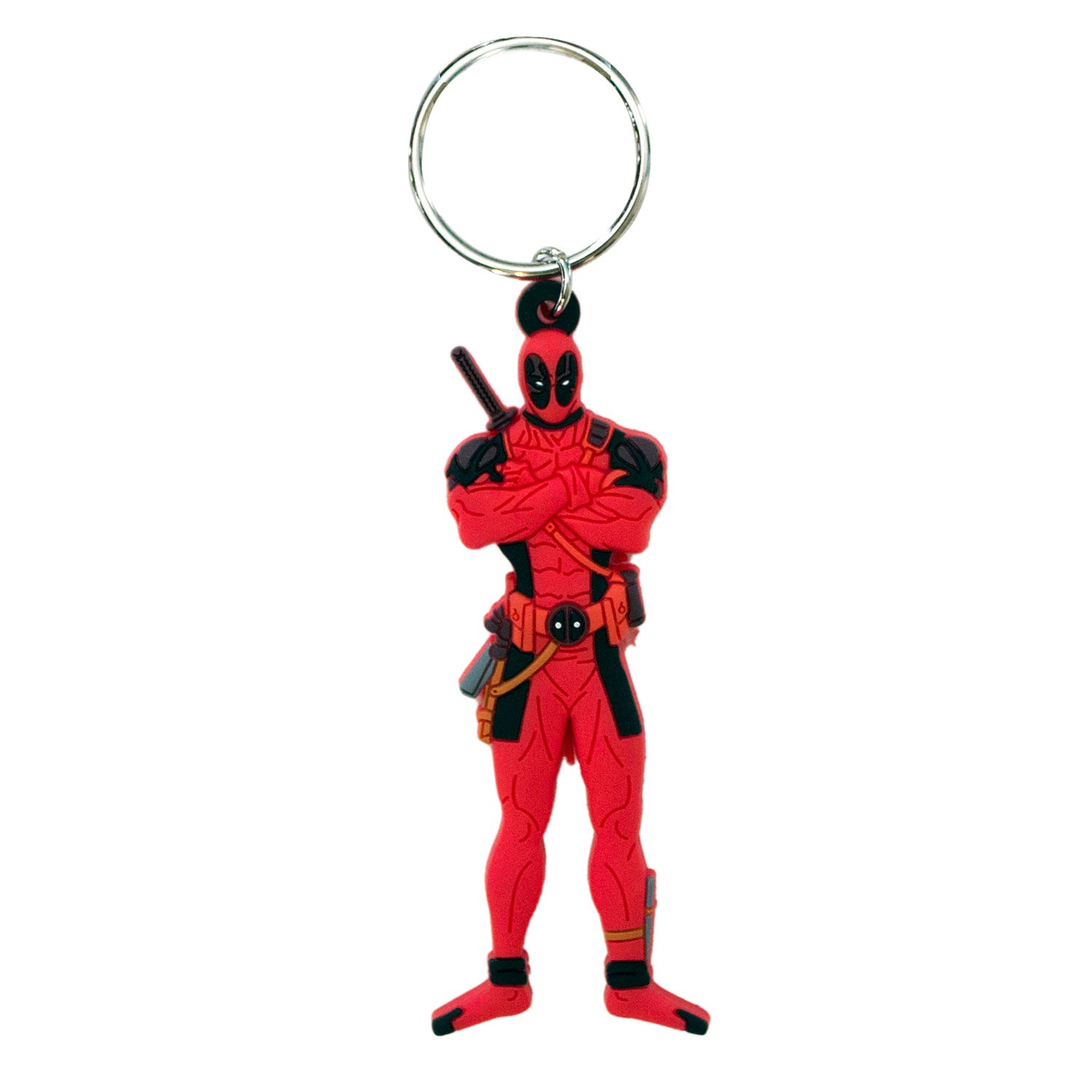 Deadpool Figurine Keychain, Red