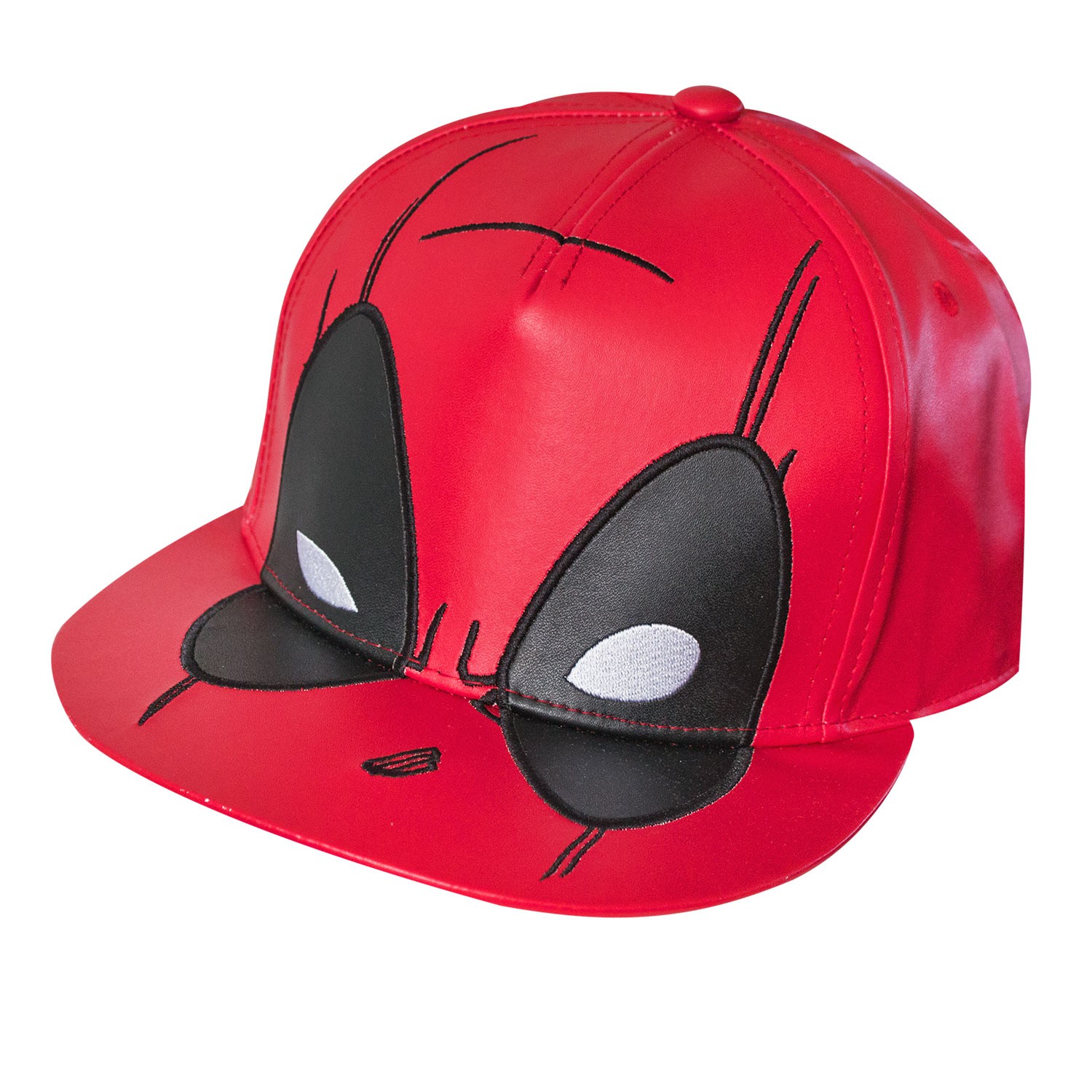 Deadpool Giant Logo Snapback Hat, Red