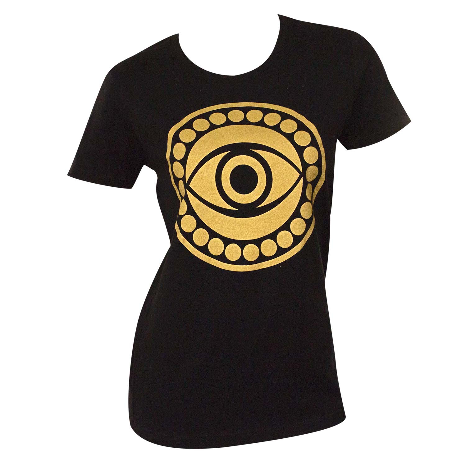 Doctor Strange Eye Logo Juniors Tee Shirt, Black