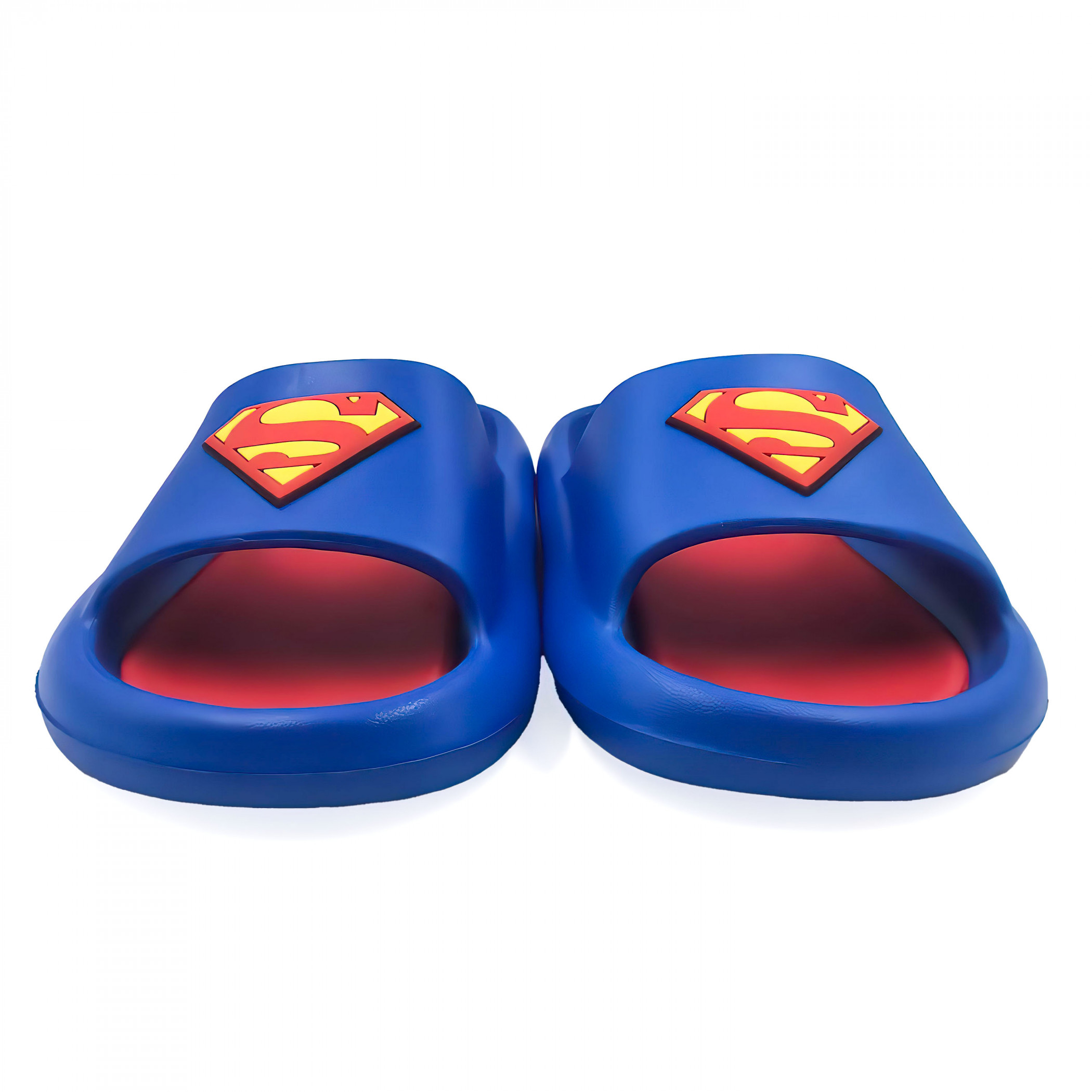 Mens Superman Slip-On Shoes in Blue and Red, Size 9 Superman Blue Shoes for Boys for sale | eBay main image 2