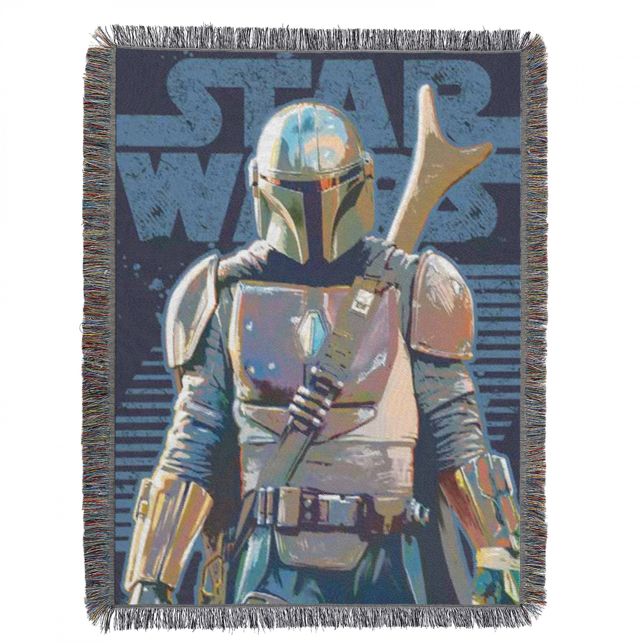 Star Wars The Mandalorian Retribution Tapestry Throw Blanket 48'x60', Multi-Color