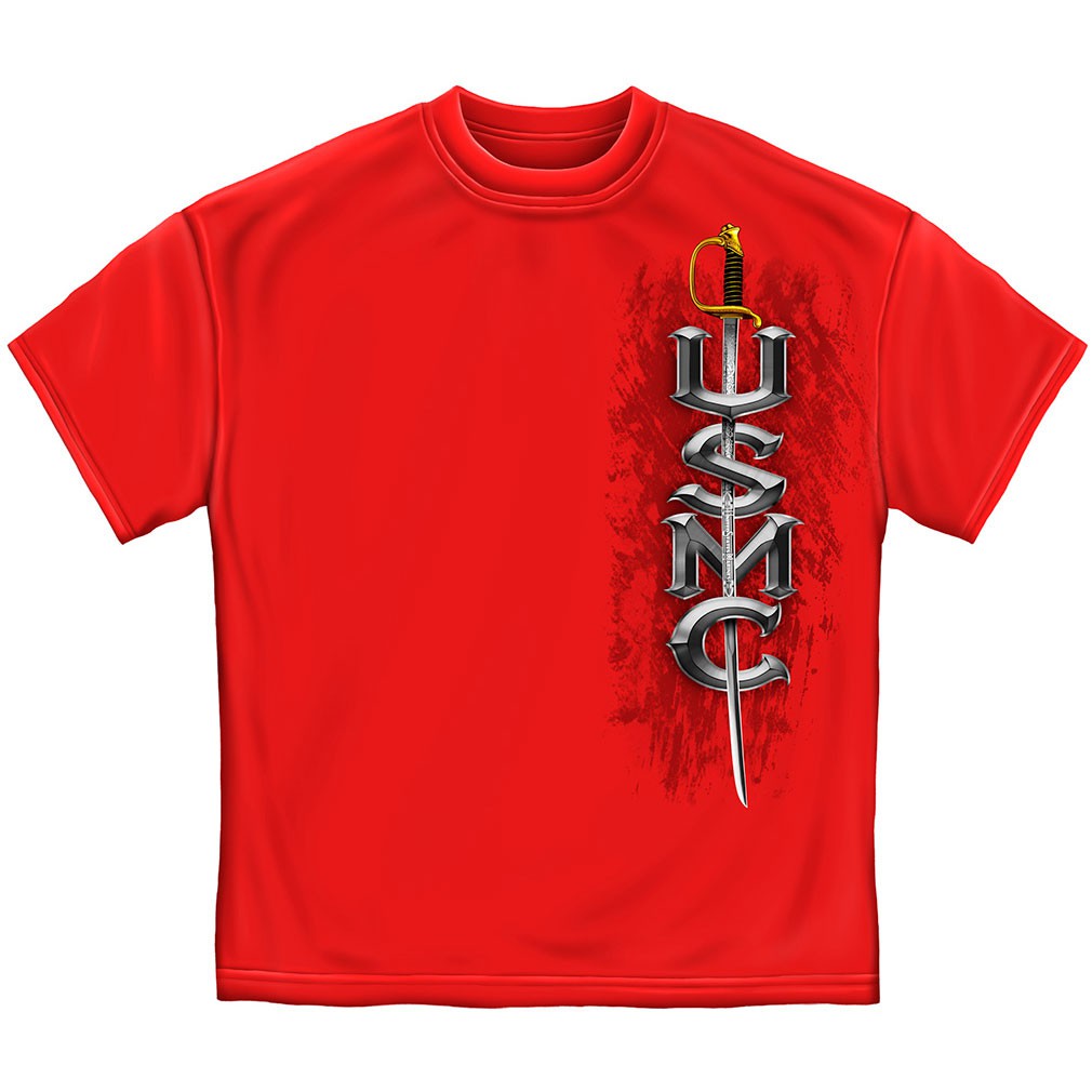 USMC Globe T-Shirt - Red - image 2