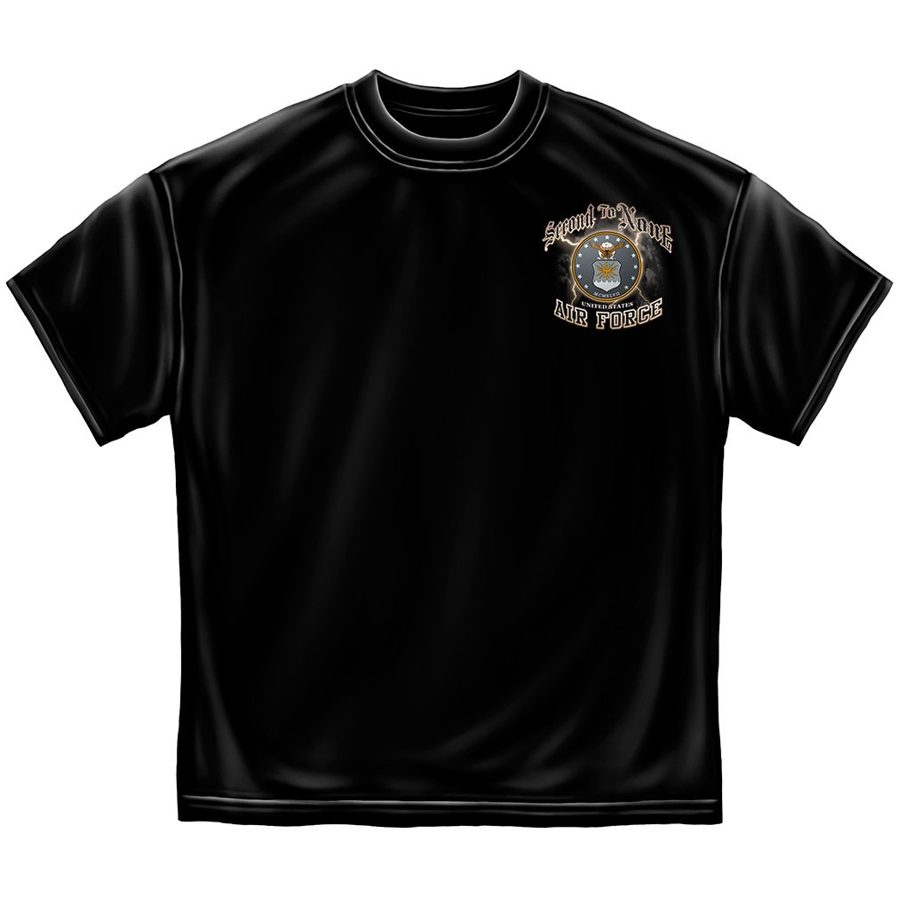 Air Force Second to None T-Shirt - Black - image 2