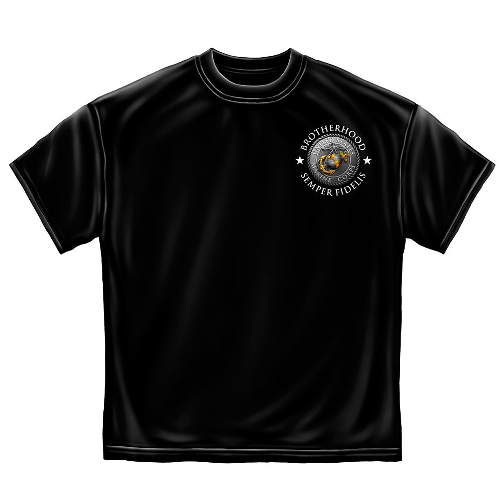 Brotherhood Marines T-Shirt - Black - image 2