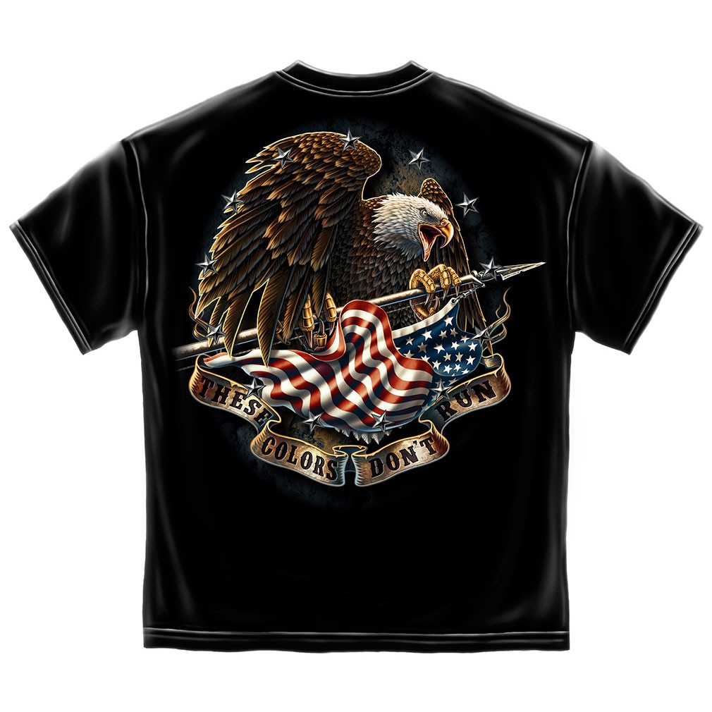 These Colors Don't Run Men's Black T-Shirt