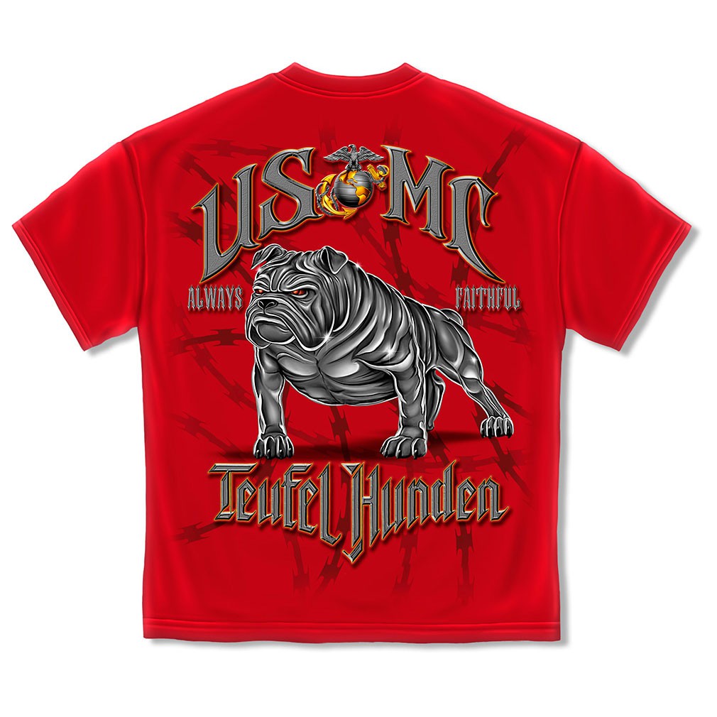 Teufel Hunden Marines T-Shirt - Red