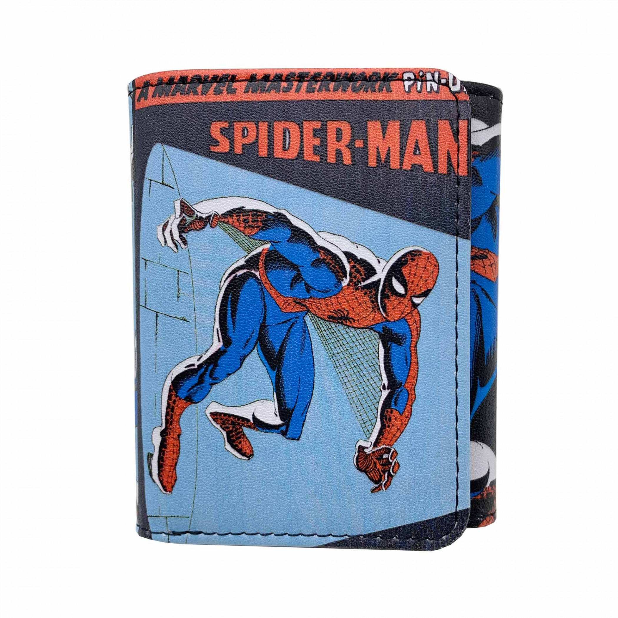 Spider-Man Classic Marvel Masterwork Trifold Wallet, Multi-Color
