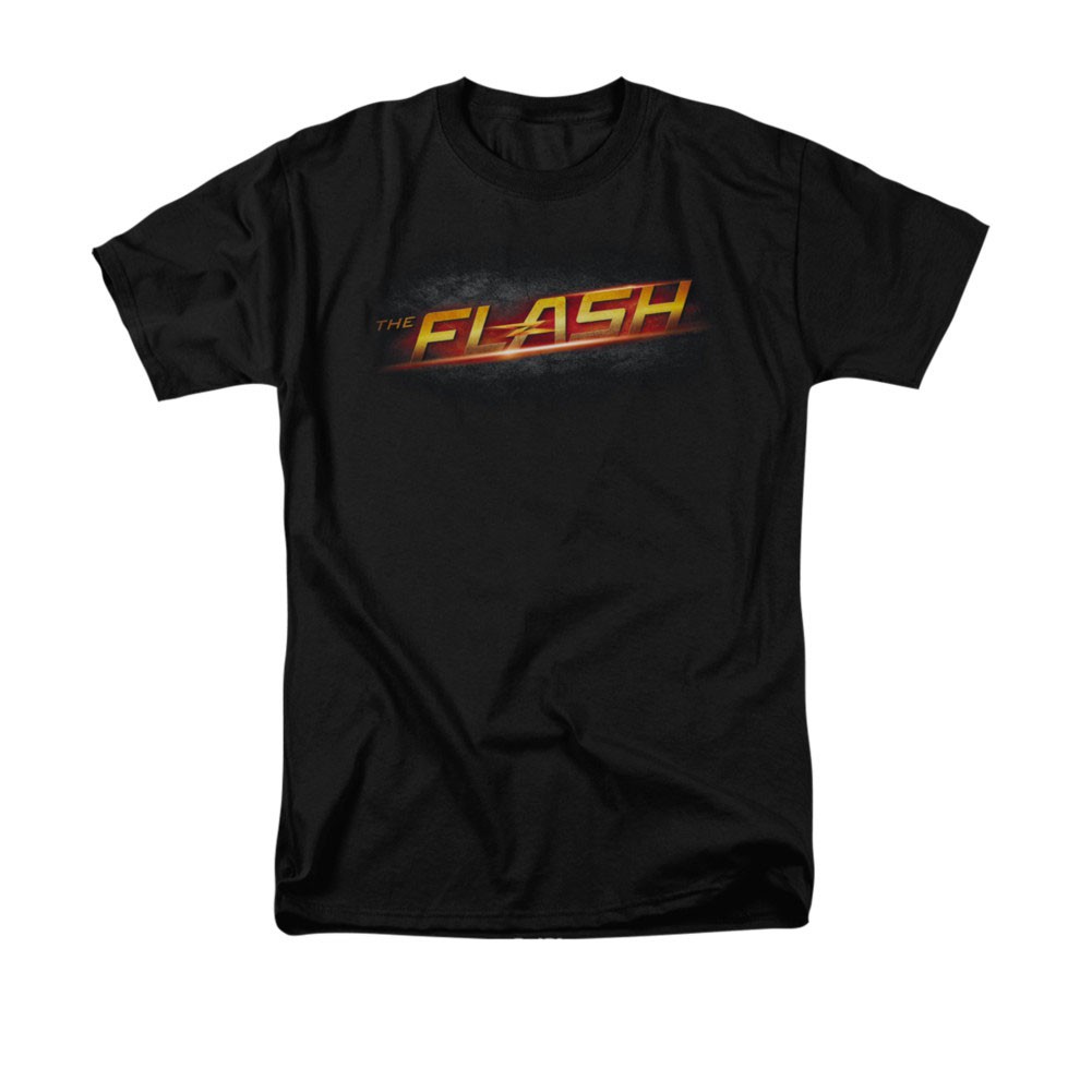 The Flash Logo Black T-Shirt, Black