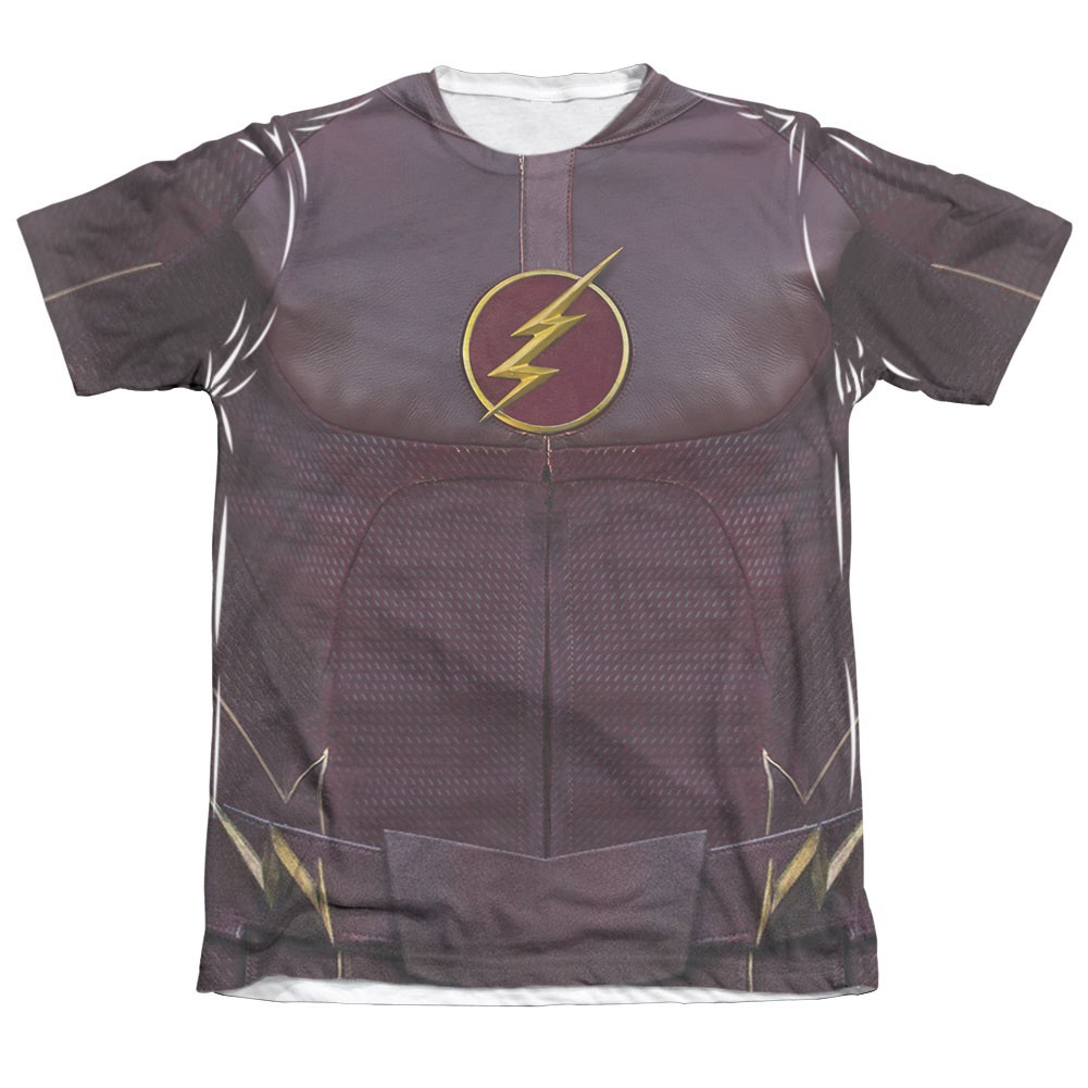 The Flash Uniform Costume Sublimation T-Shirt, White
