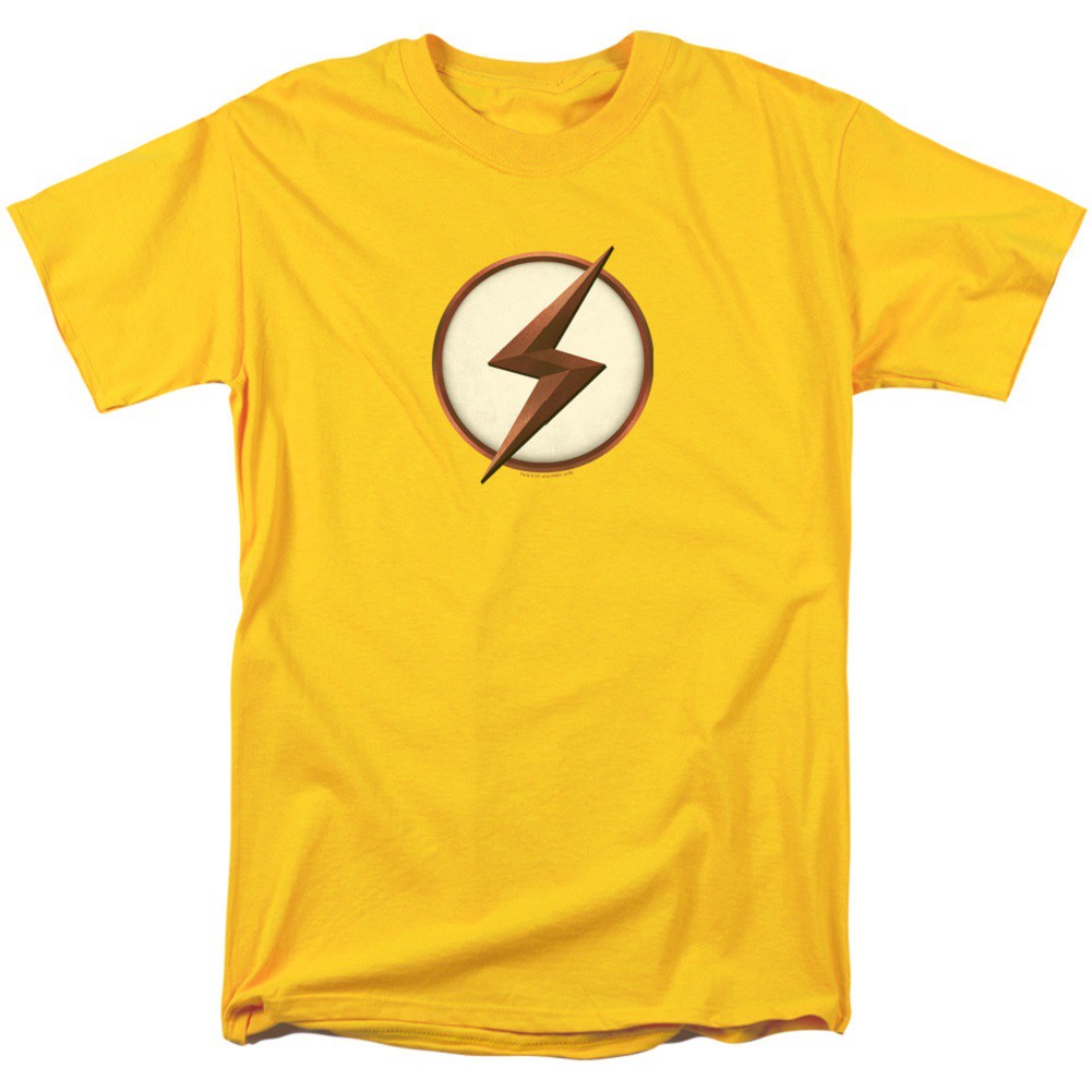 The Flash Kid Flash Logo Yellow Tshirt, Yellow