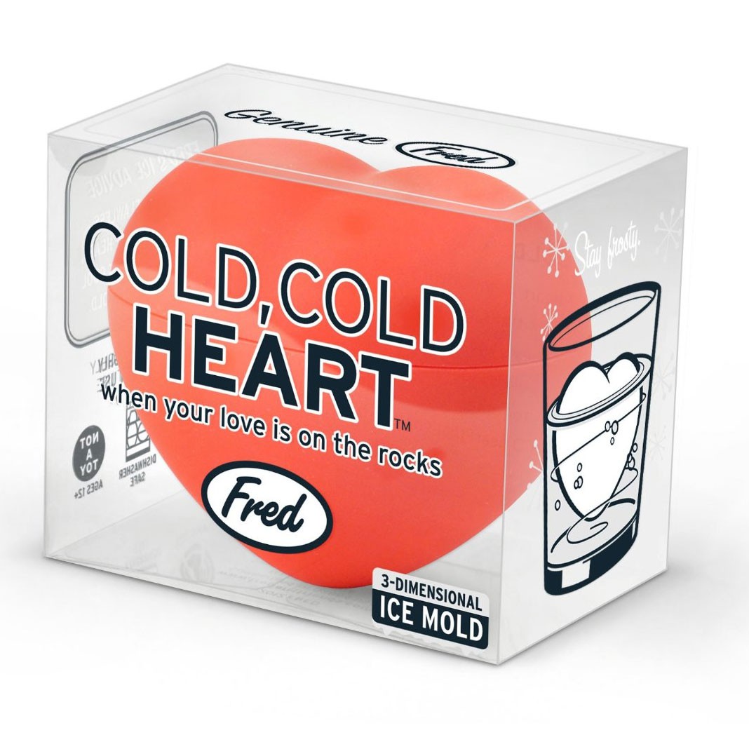 Heart FRED 3D Ice Cube Mold