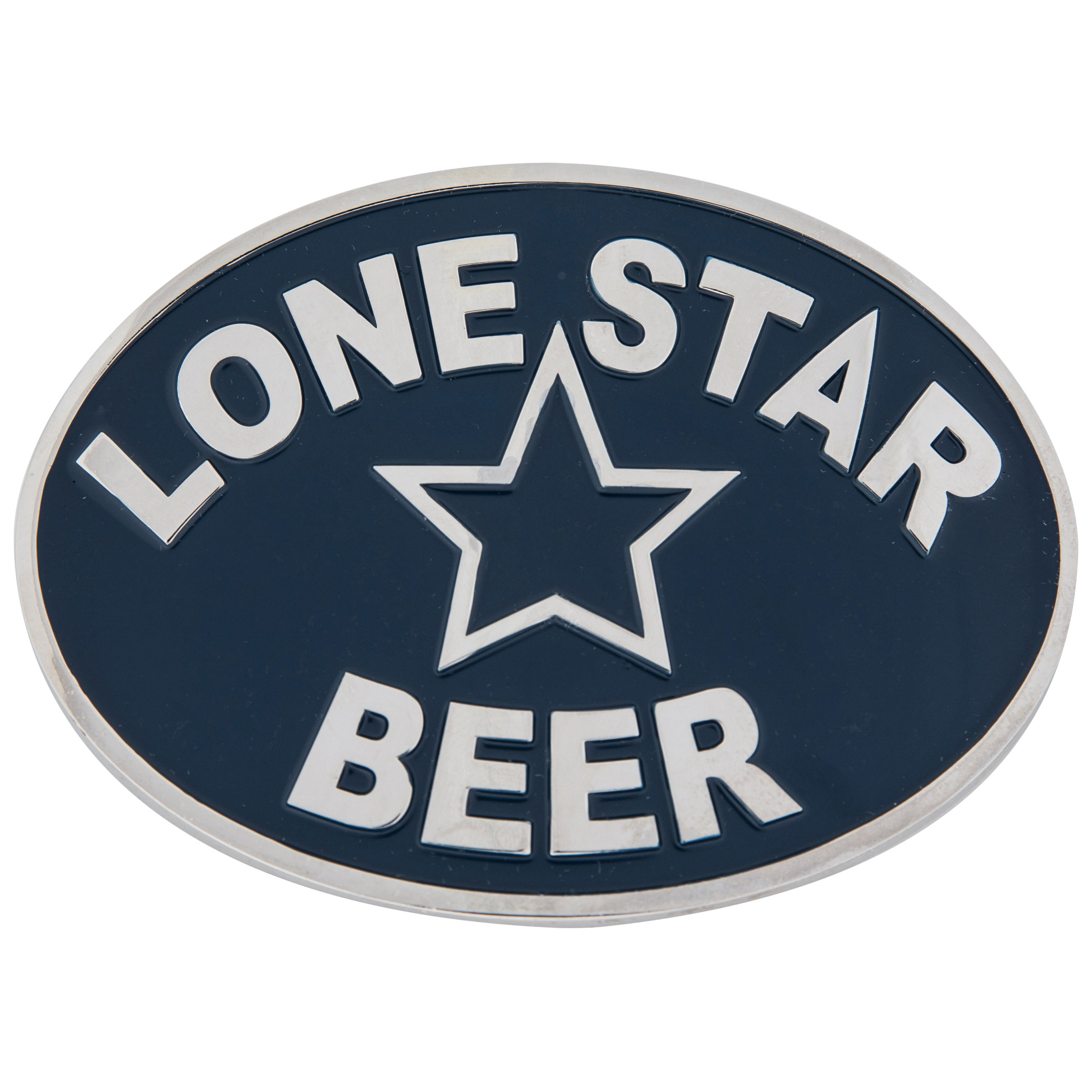 Lone Star Beer Oval Logo Belt Buckle | Brew-Shirts.com