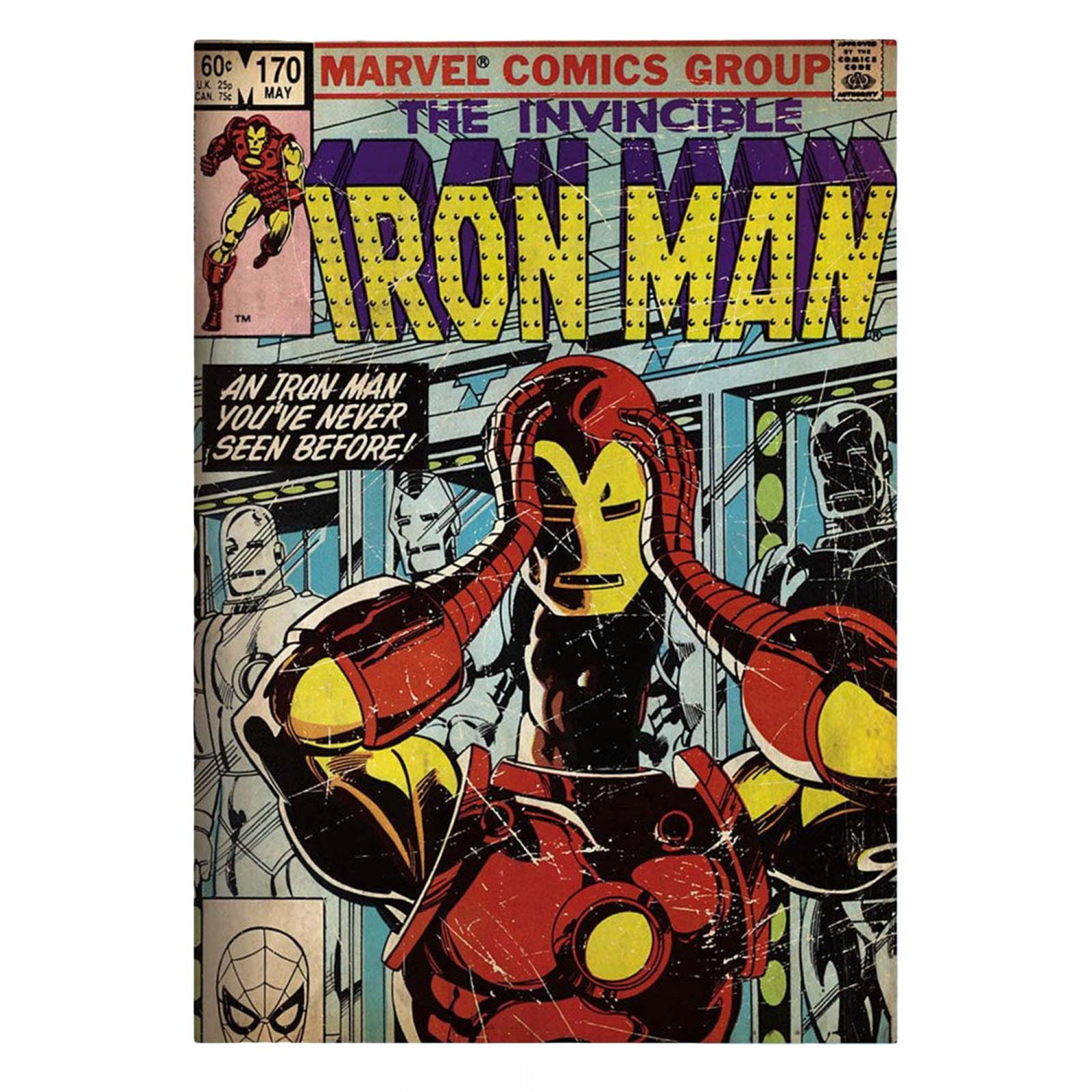 Iron Man #170 Cover Fathead Vinyl Wall Decal, Multi-Color