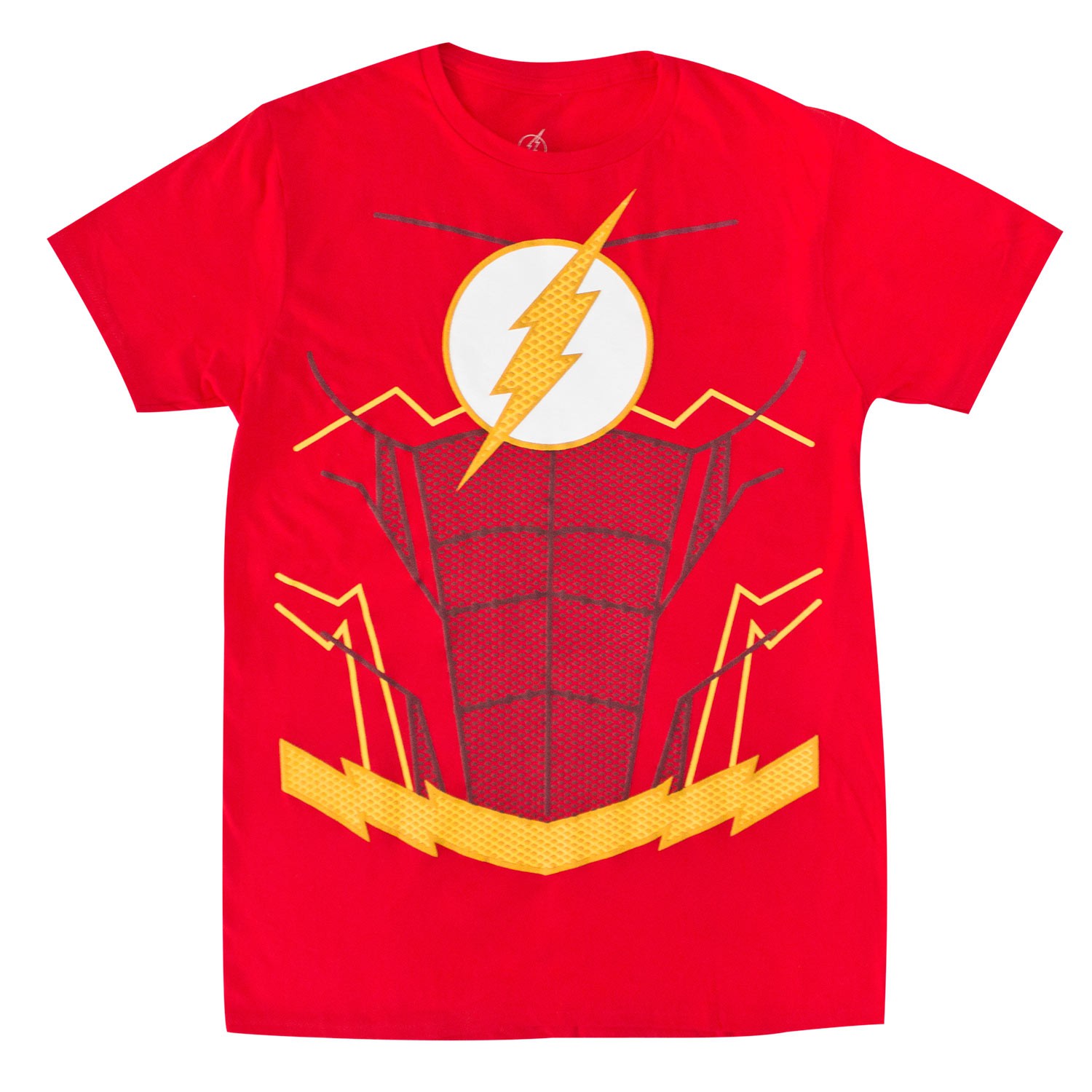 The Flash Suit Up Red Costume Tee Shirt, Red