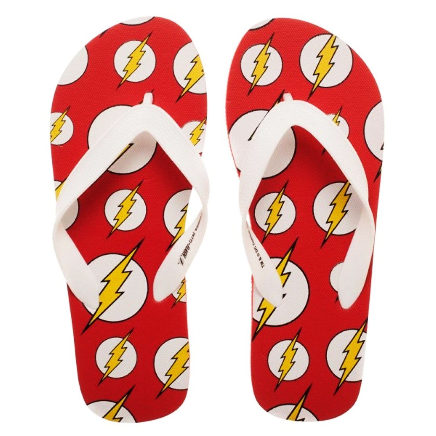 Flash Unisex Flip Flops, Red