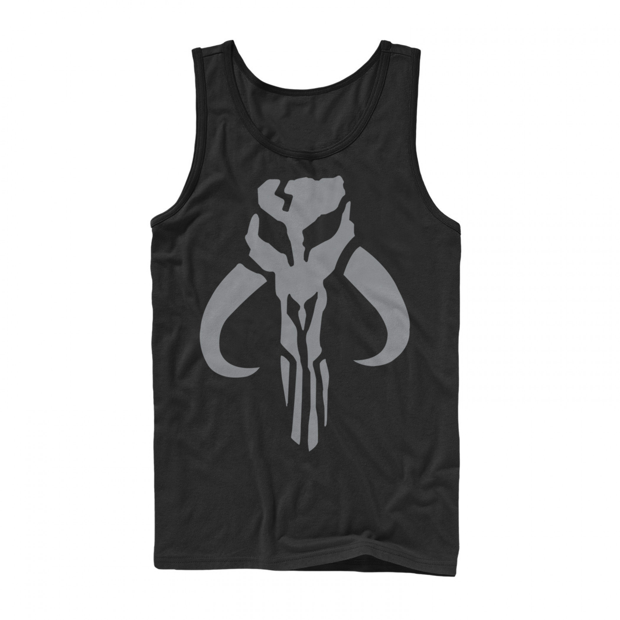 Star Wars The Mandalorian Mythosaur Logo Tank Top, Black