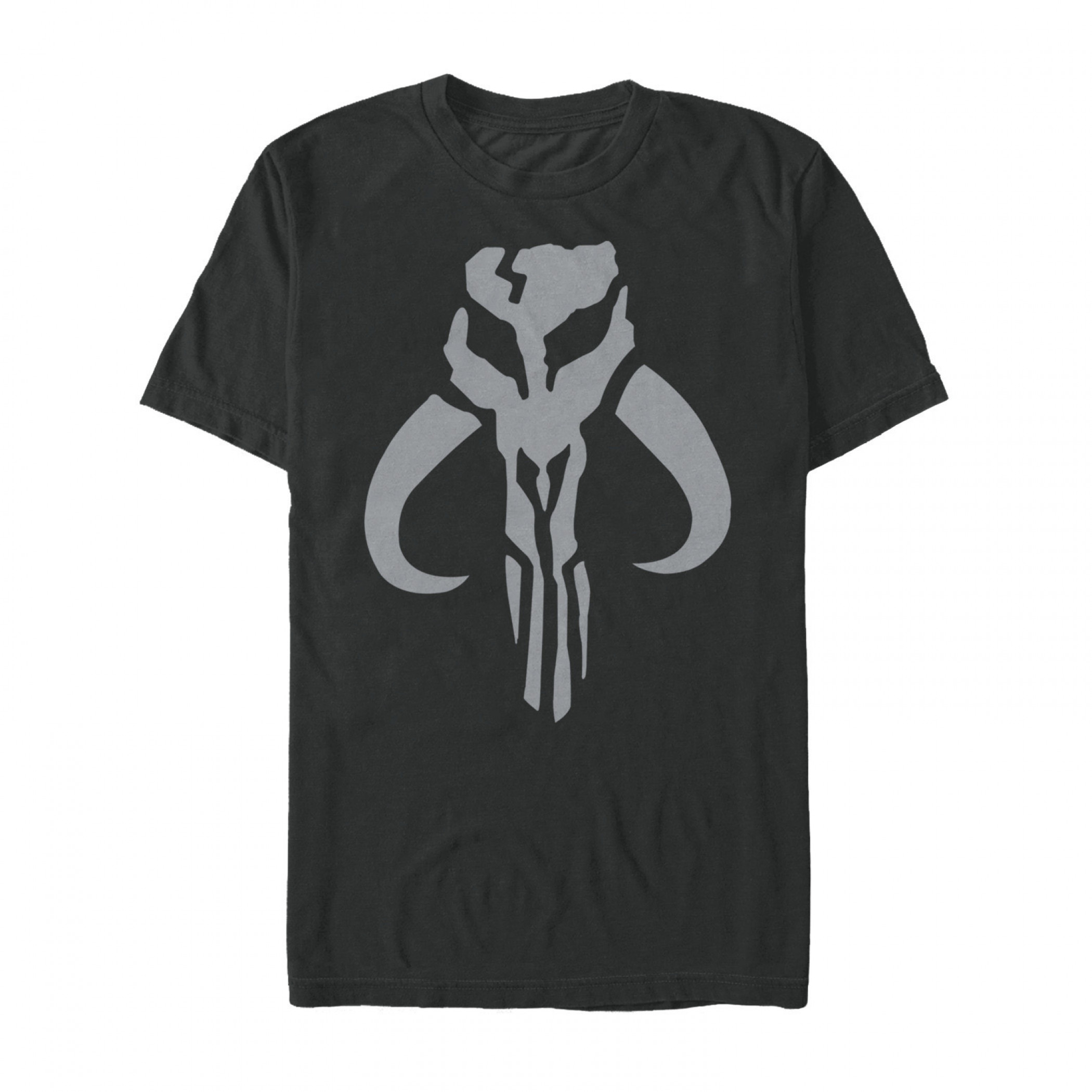Star Wars The Mandalorian Mythosaur Logo T-Shirt, Black