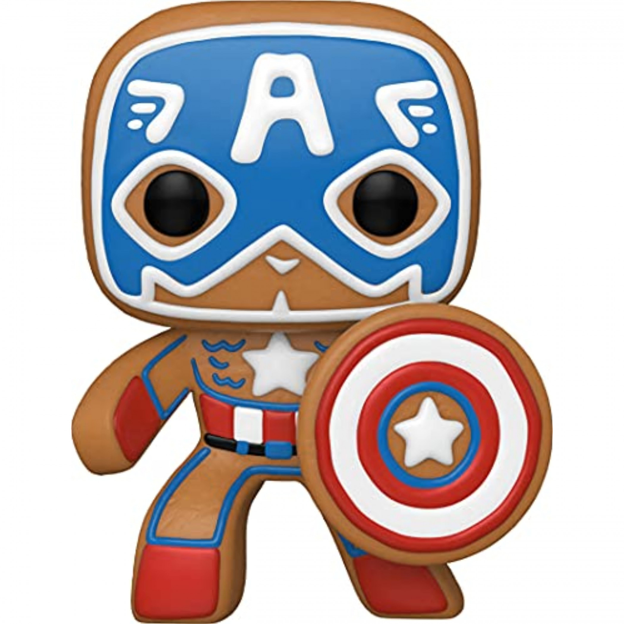 Marvel Holiday Special Captain America Funko Pop! Vinyl Figure, Multi-Color