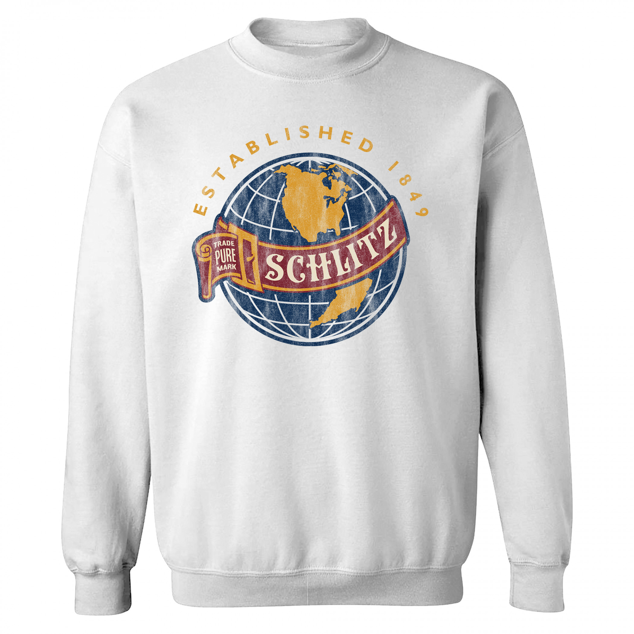 Schlitz Beer Est. 1849 Retro Logo Sweatshirt