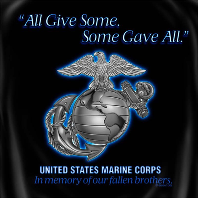Marine Corps All Gave Some - Some Gave All  T-Shirt - image 2