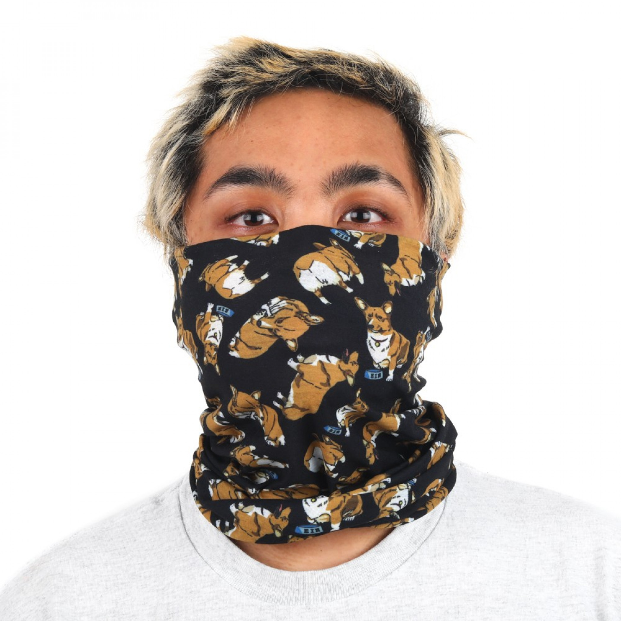 Cowboy Bebop Ein Face Mask Gaiter, Multi-Color