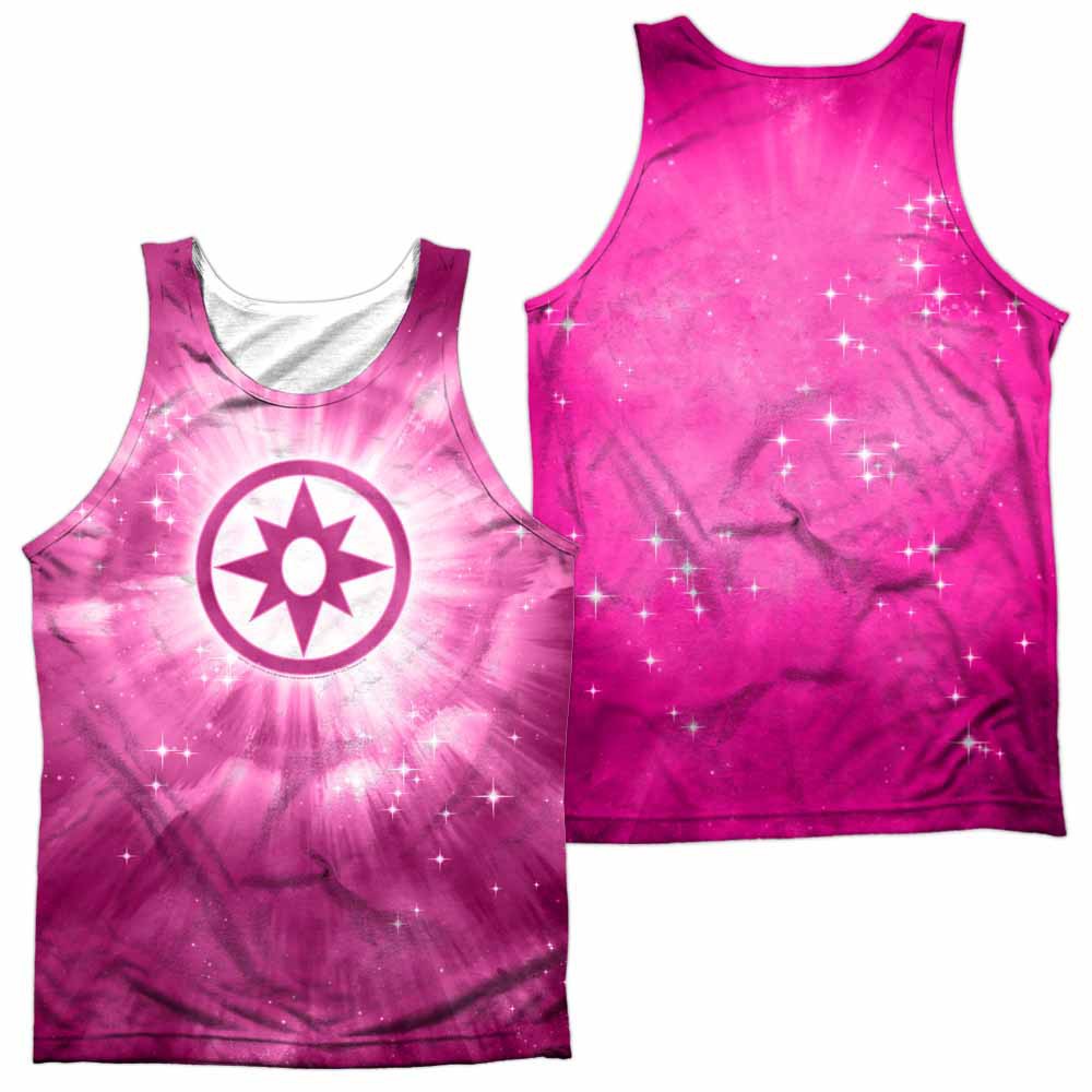 Green Lantern Sapphire Energy Sublimation Tank Top, White
