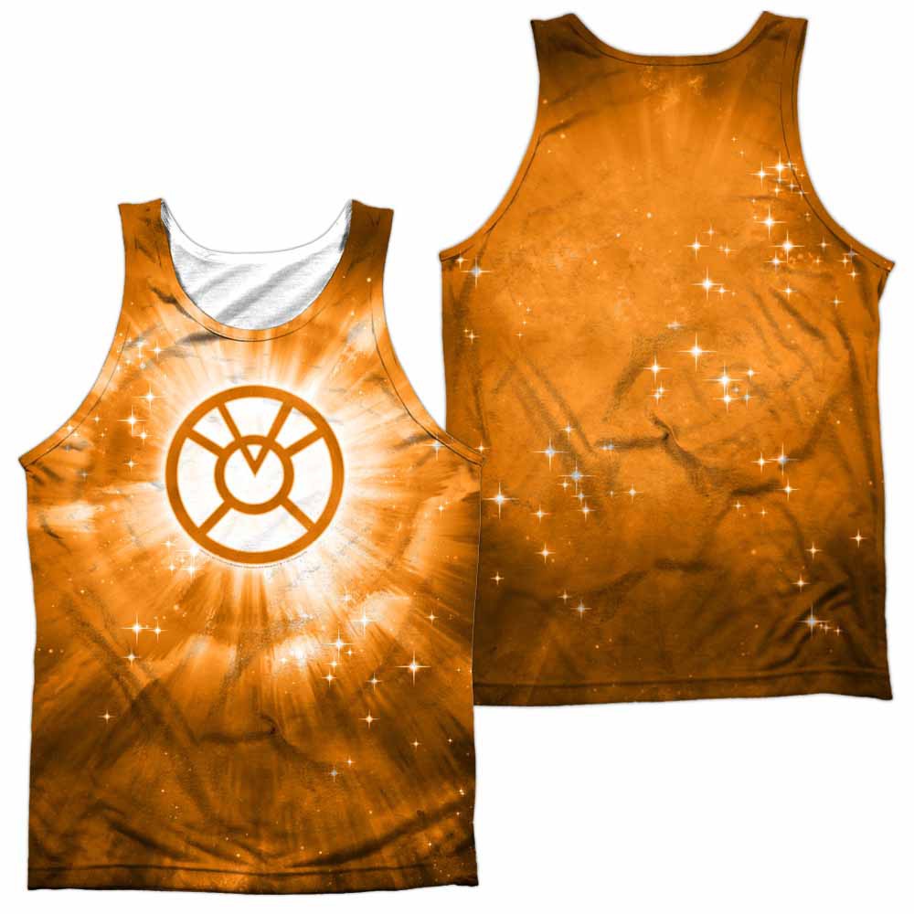 Green Lantern Orange Energy Sublimation Tank Top