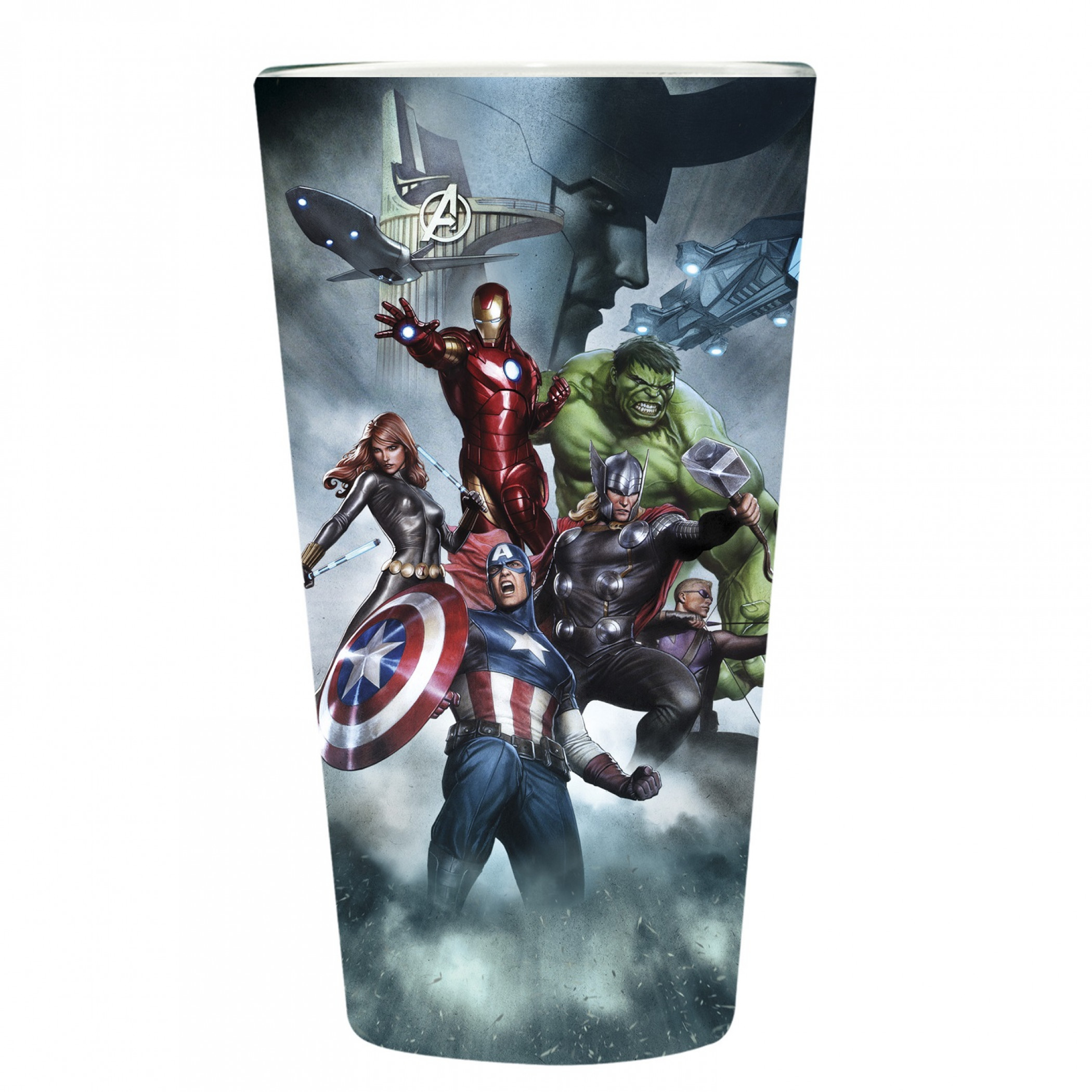 Avengers Group Pint Glass, Multi-Color